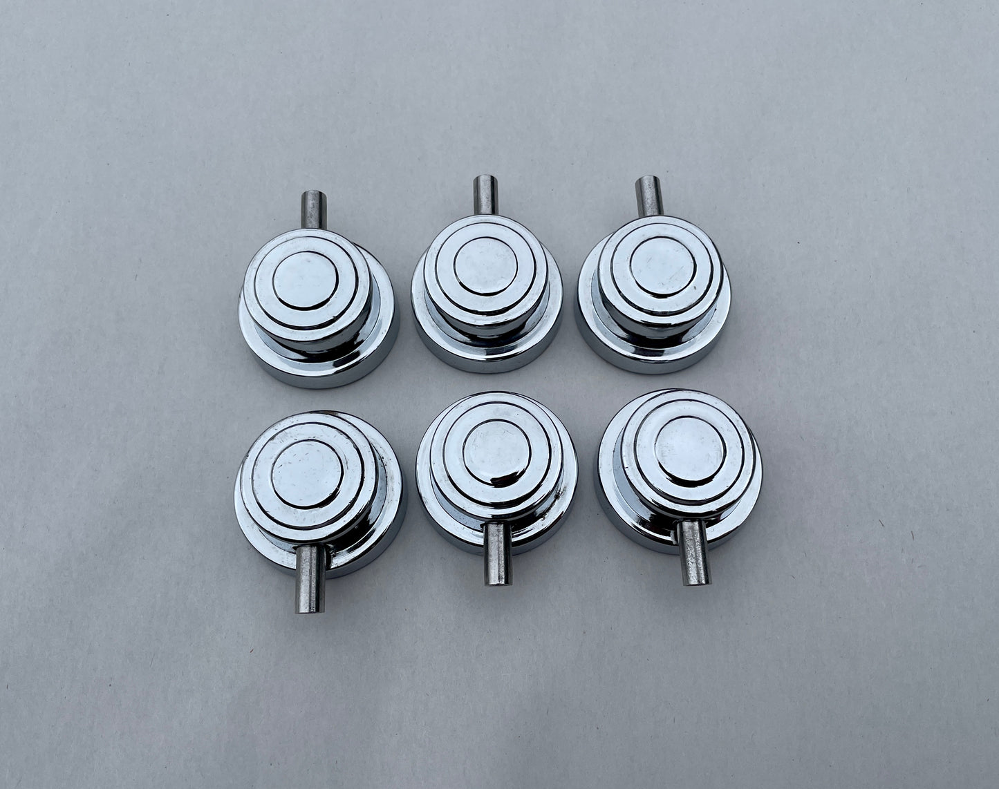 DW Chrome Single End Turret Lugs w/ TP30 Inserts Drum Workshop