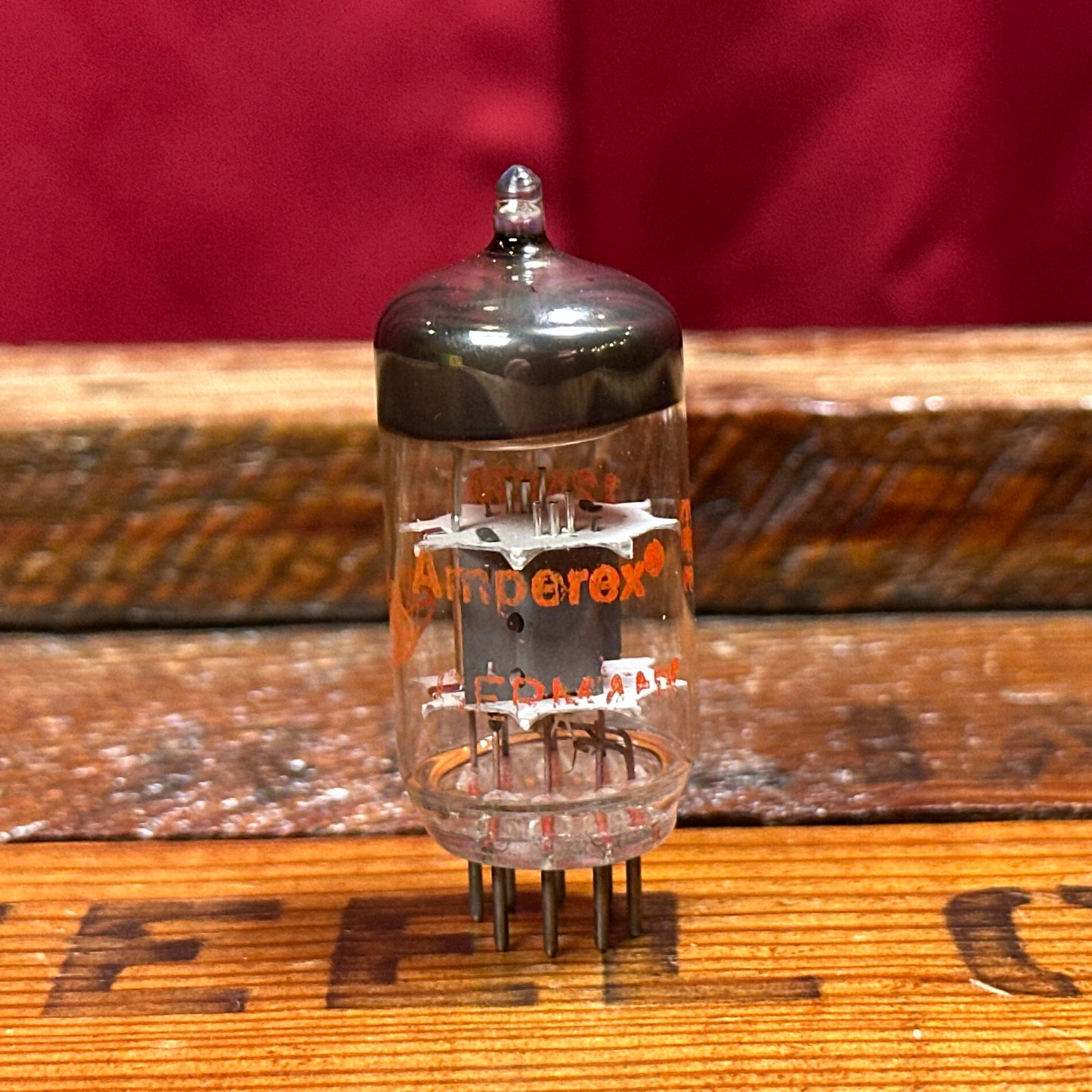 Vintage Amperex 7025 / 12AX7A Preamp Tube 12AX7 ECC83 Valve Orange Globe #273