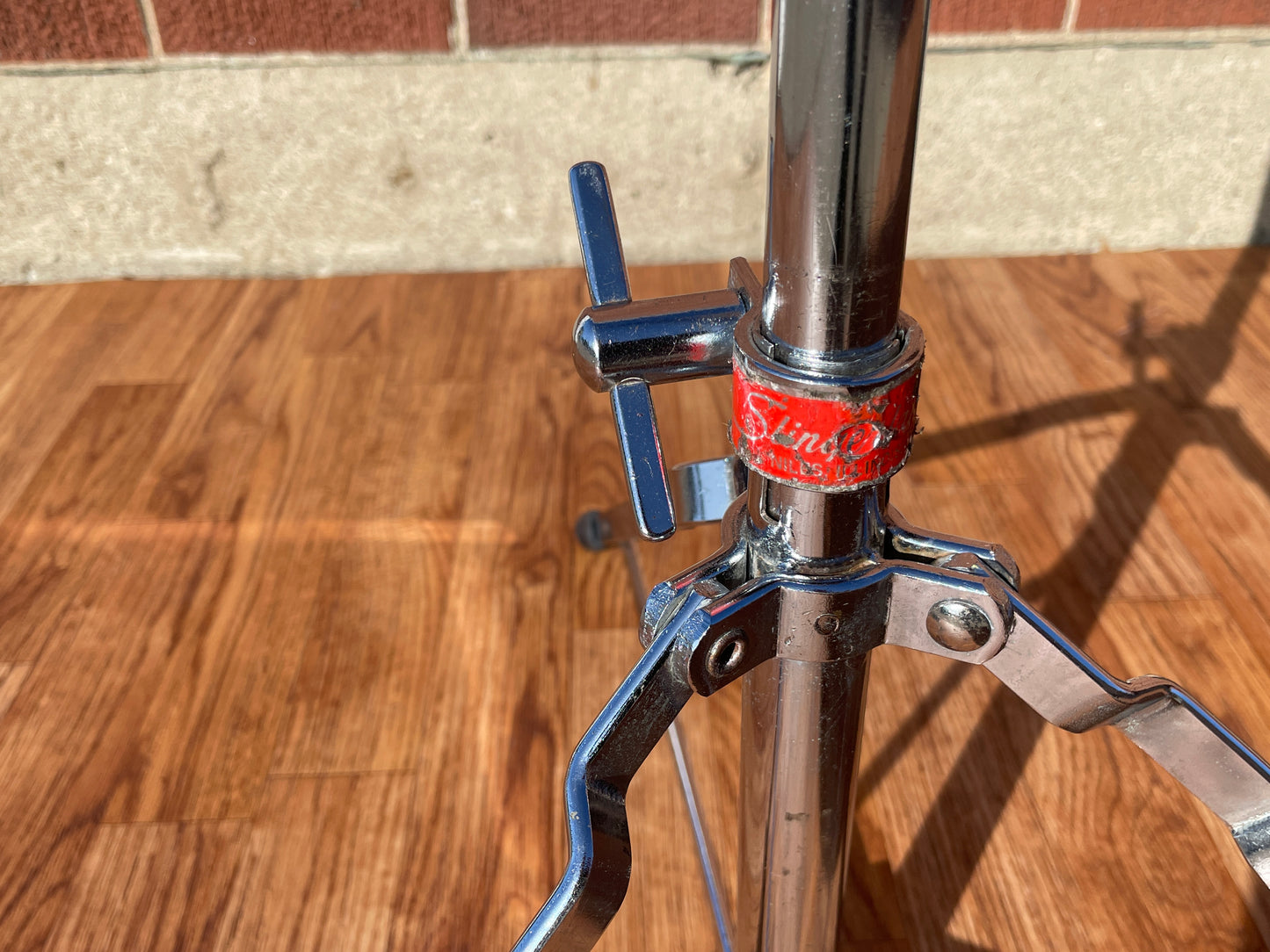 1970s Slingerland No. 66 Buddy Rich Floor Cymbal Stand Red Label