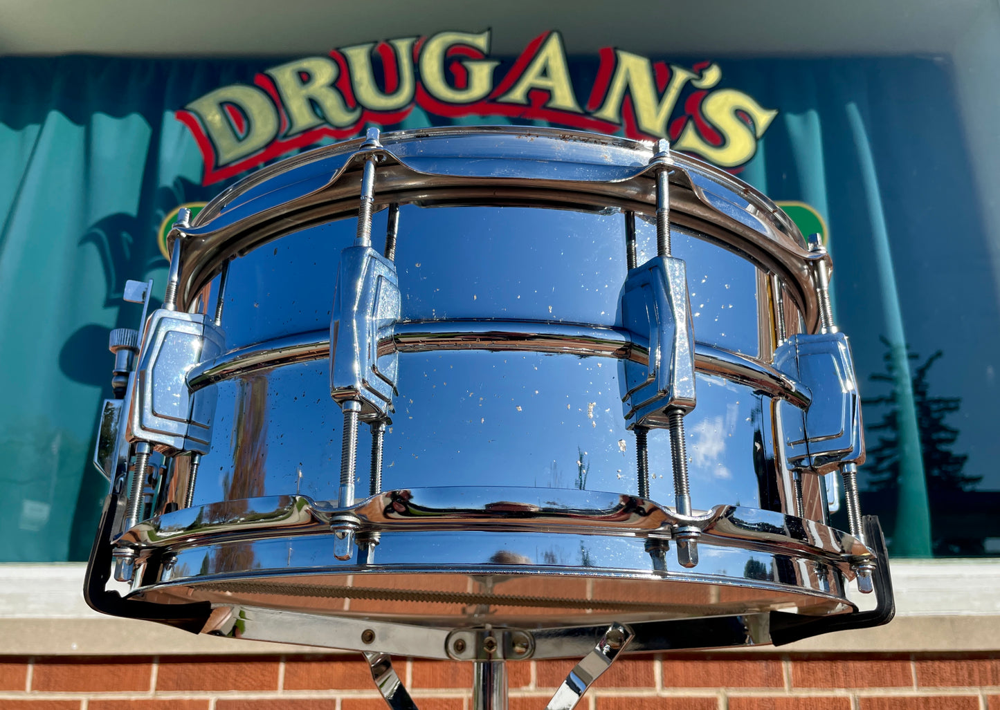1970s Ludwig 6.5x14 LM402 Supraphonic Snare Drum