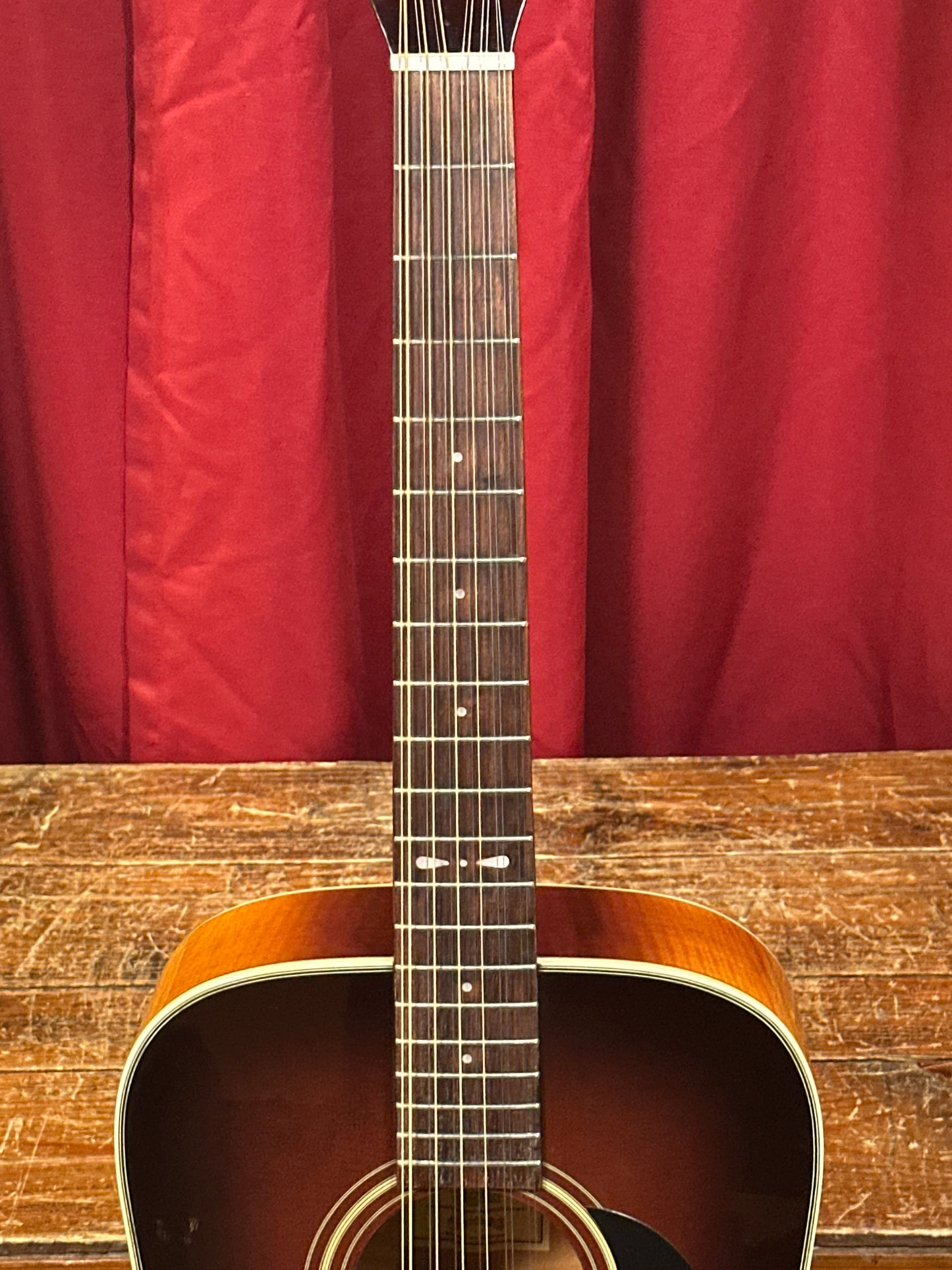 Vintage Martin Sigma DT12-4 12-String Acoustic Guitar Sunburst w/ Case