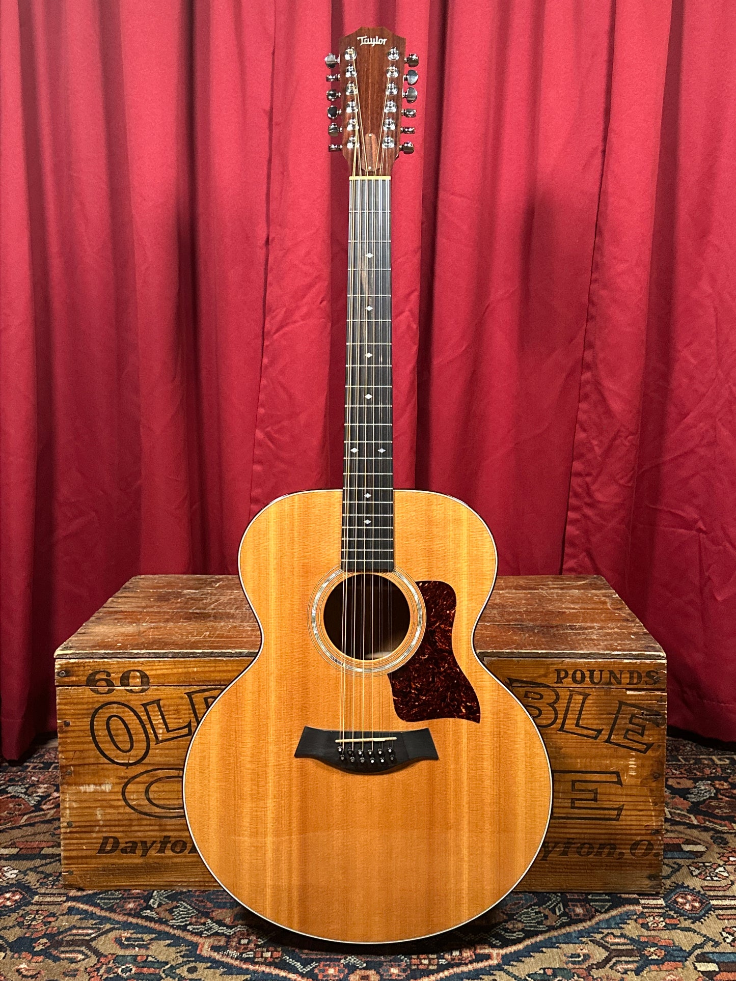1995 Taylor 555 12-String Acoustic Guitar Natural w/ OHSC