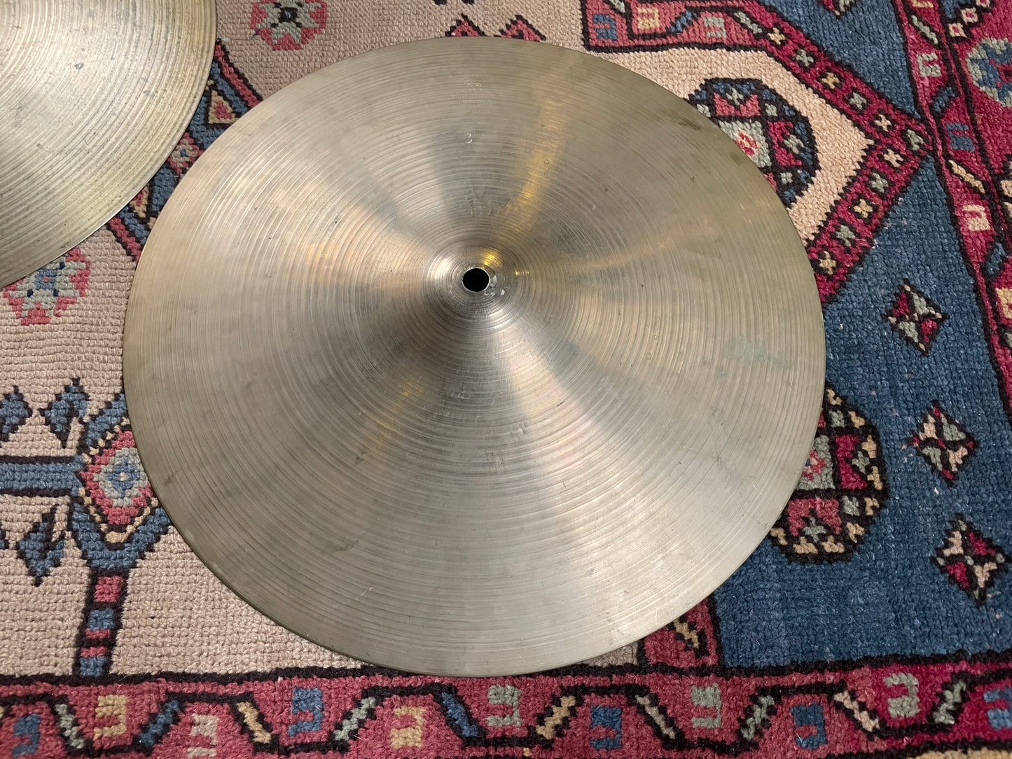 14" Zildjian A 1970s New Beat Hi-Hat Cymbal Pair 848g/1156g