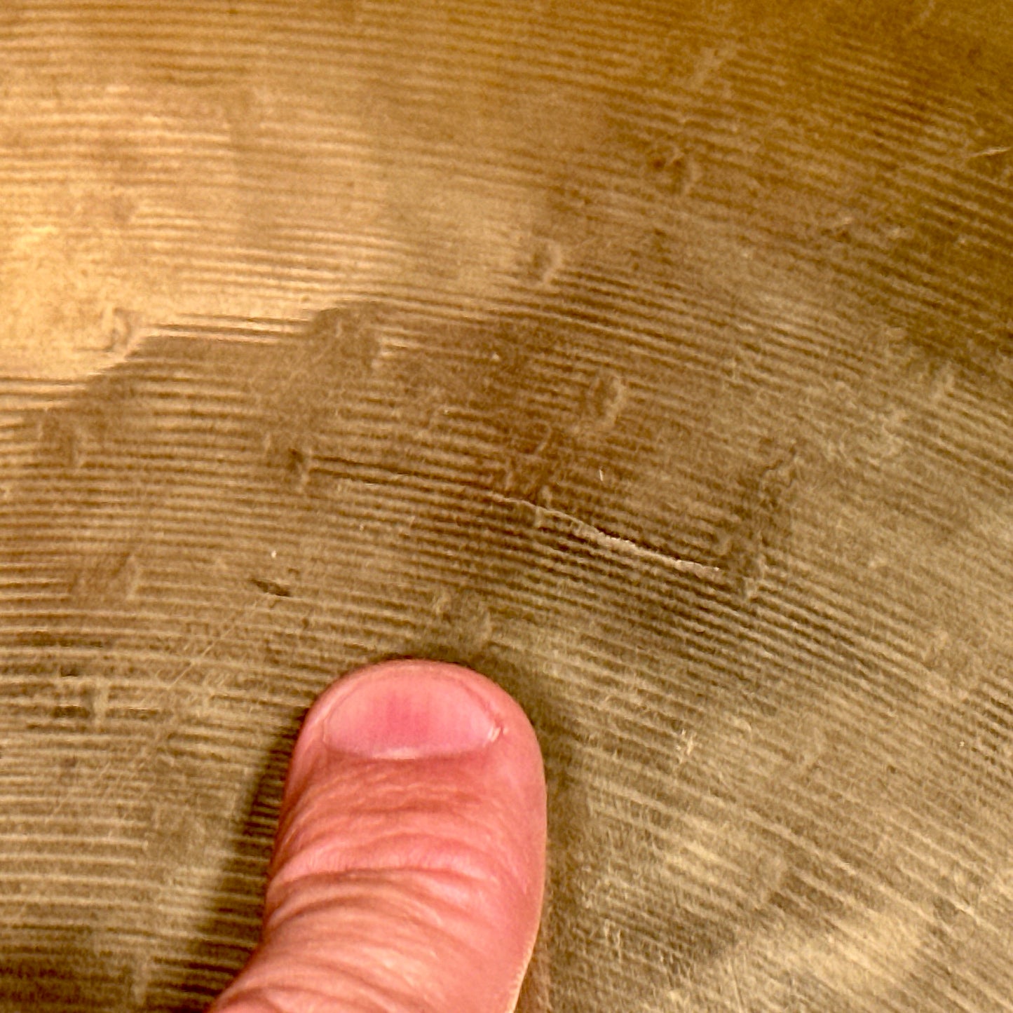 18" Zildjian K Custom Fast Crash Cymbal 1344g CRACKED *Video Demo*