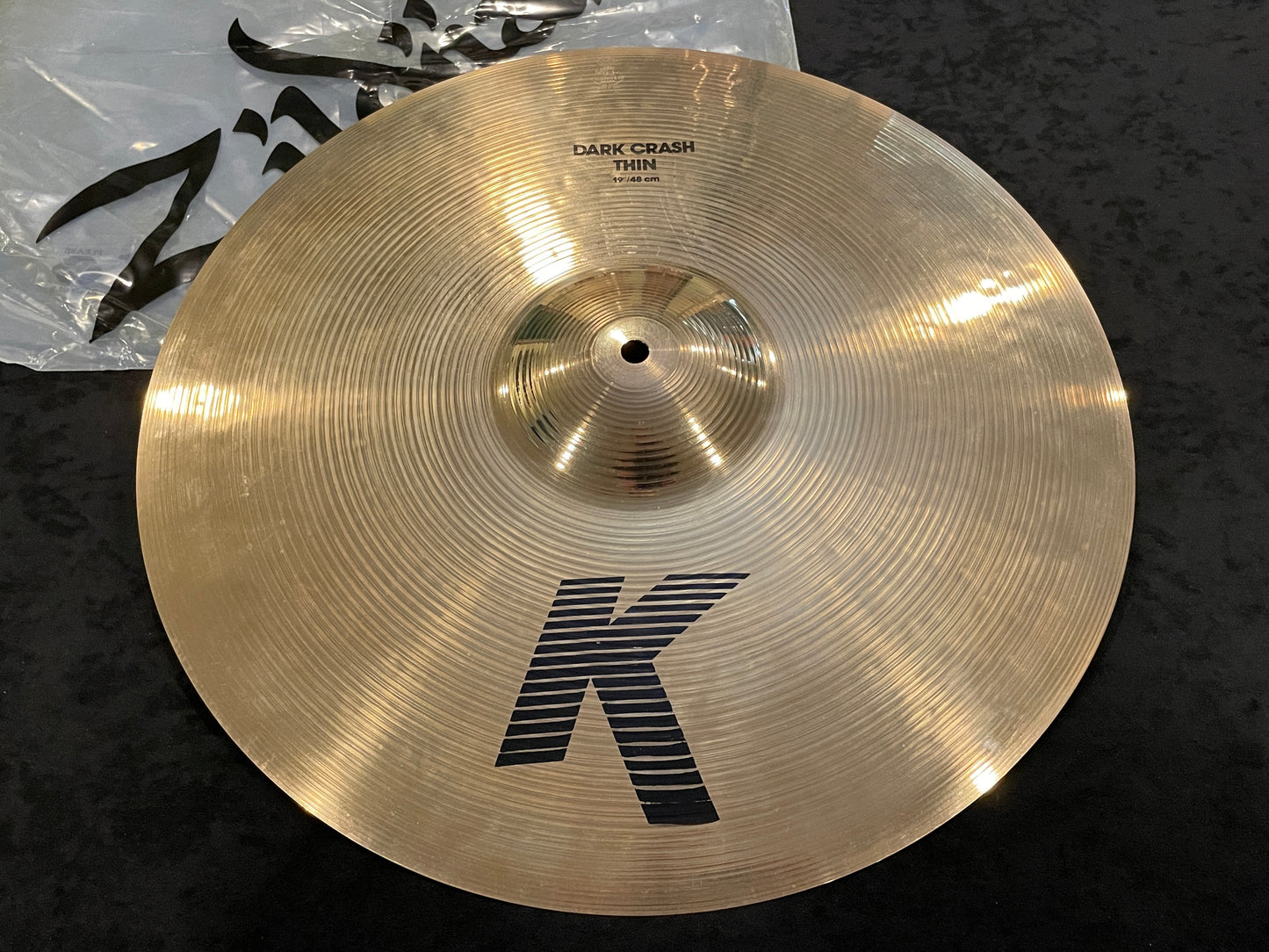 19" Zildjian K Dark Crash Thin Cymbal 1740g