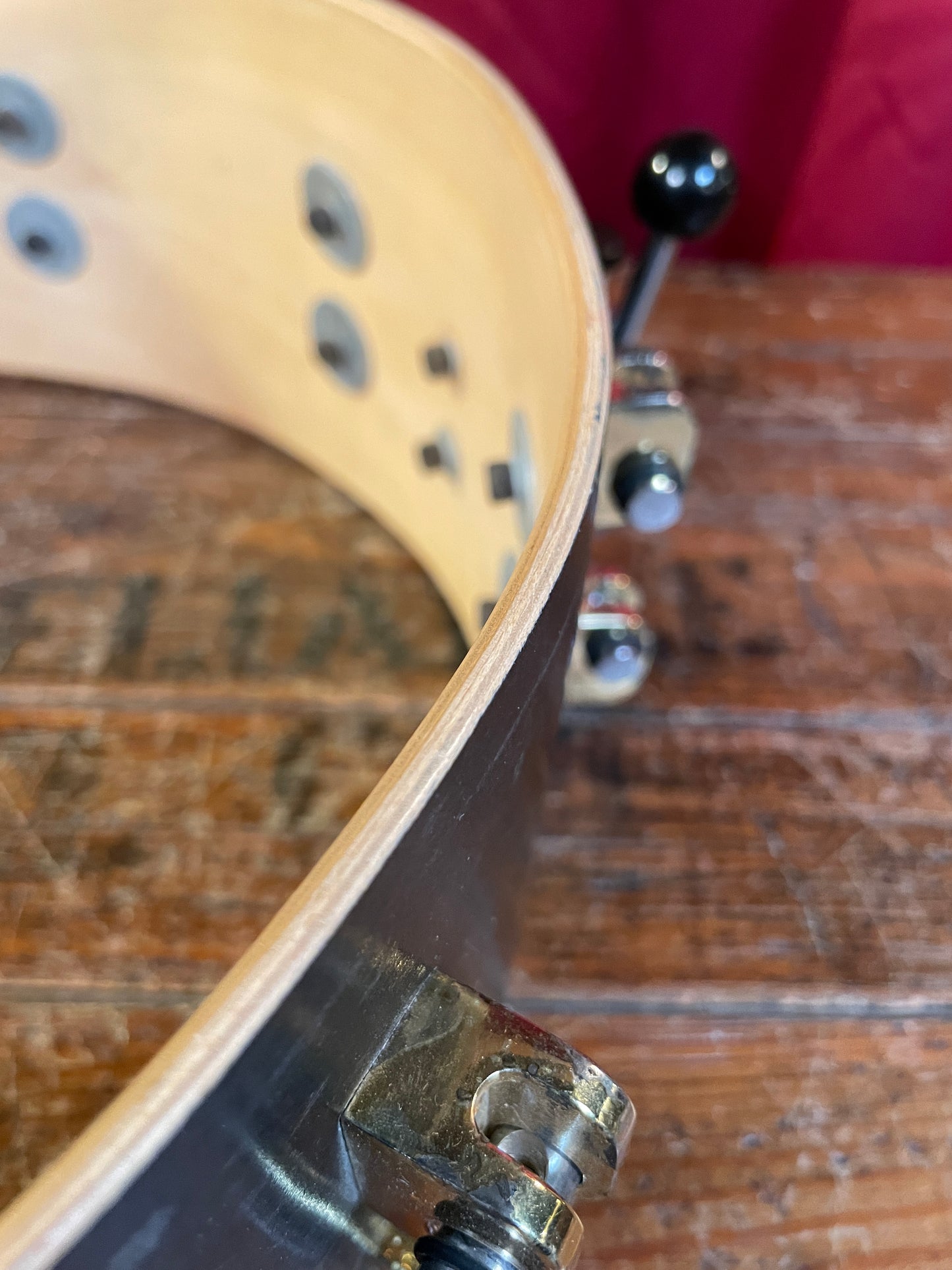 GMS 5.5x14 Snare Drum Shell for Parts or Project