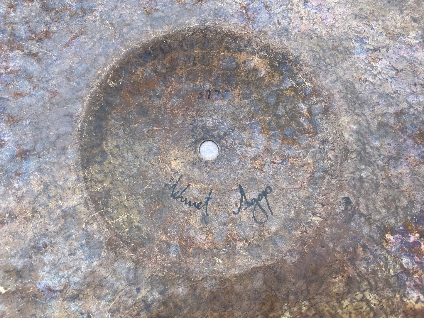 22" Istanbul Pre-Split White Label Turk Ride Cymbal 3738g *Video Demo*