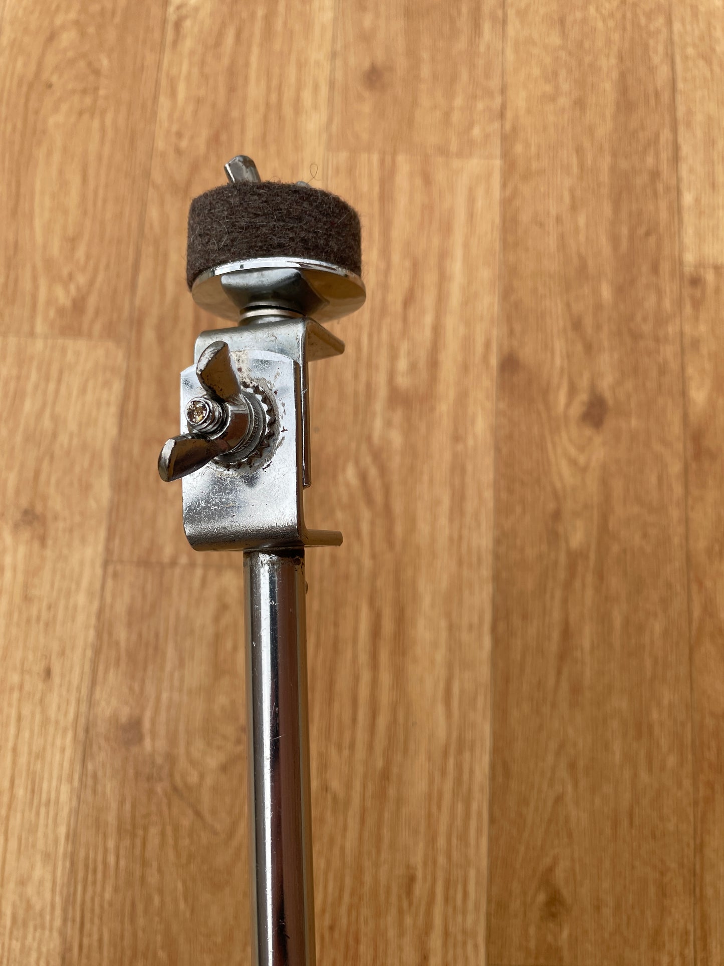 1960s Gretsch Telescoping L-Arm Cymbal Holder Round Badge Era