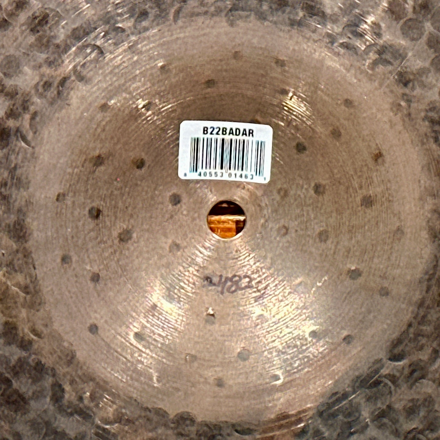 22" Meinl Byzance Dark Big Apple Dark Ride Cymbal 2482g *Video*