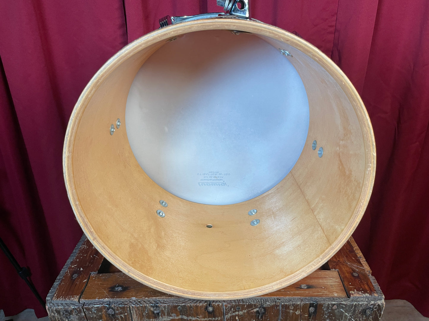 1970s Ludwig 9x13 Concert Tom Drum Champagne Sparkle