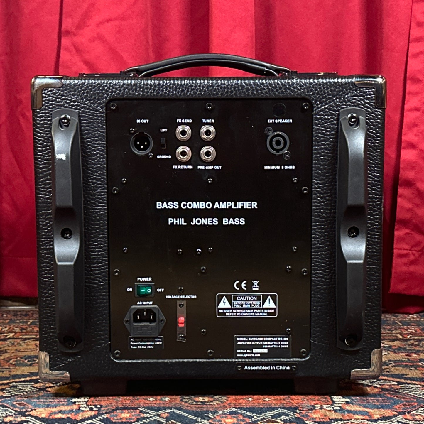 Phil Jones Bass BG-400 Suitcase Compact 4x5 Combo Amplifier w/ Cover
