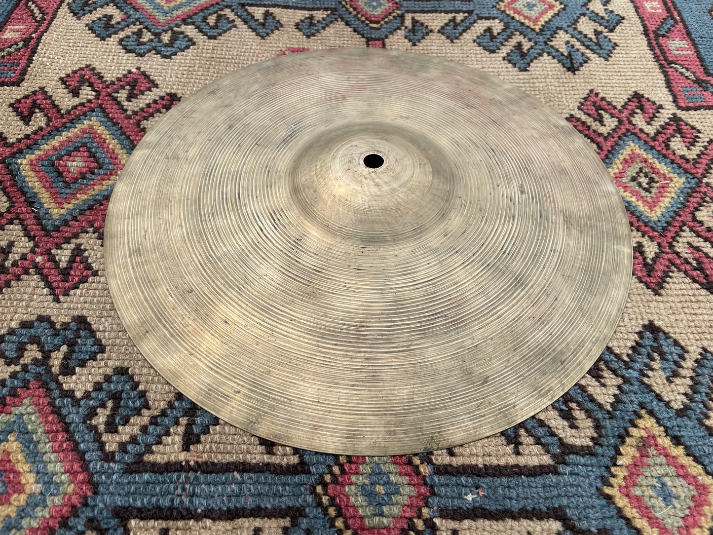 12" Vintage 1940s-1950s Zildjian A Trans Stamp Splash Cymbal 310g