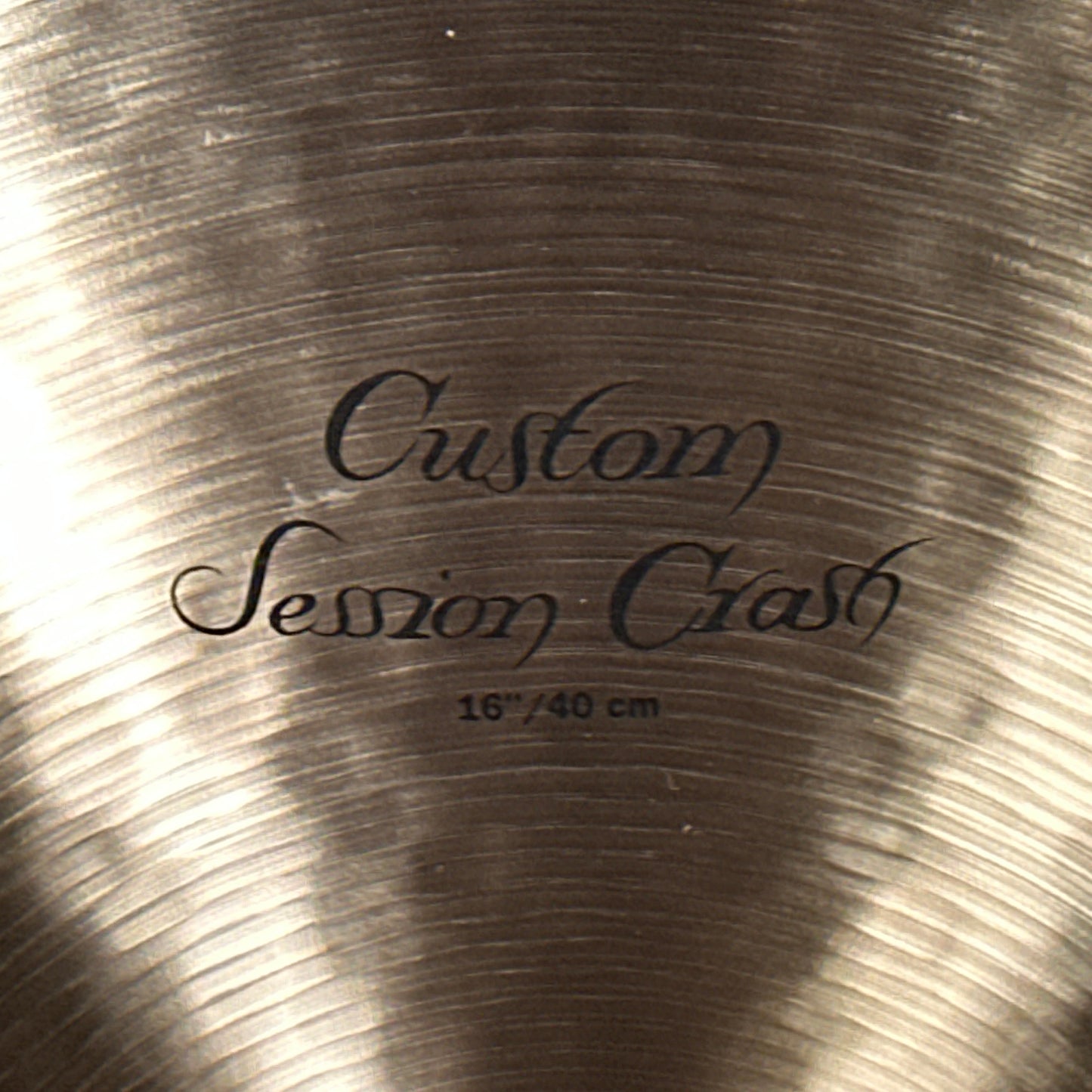 16" Zildjian K Custom Session Crash Cymbal 1032g *Video Demo*