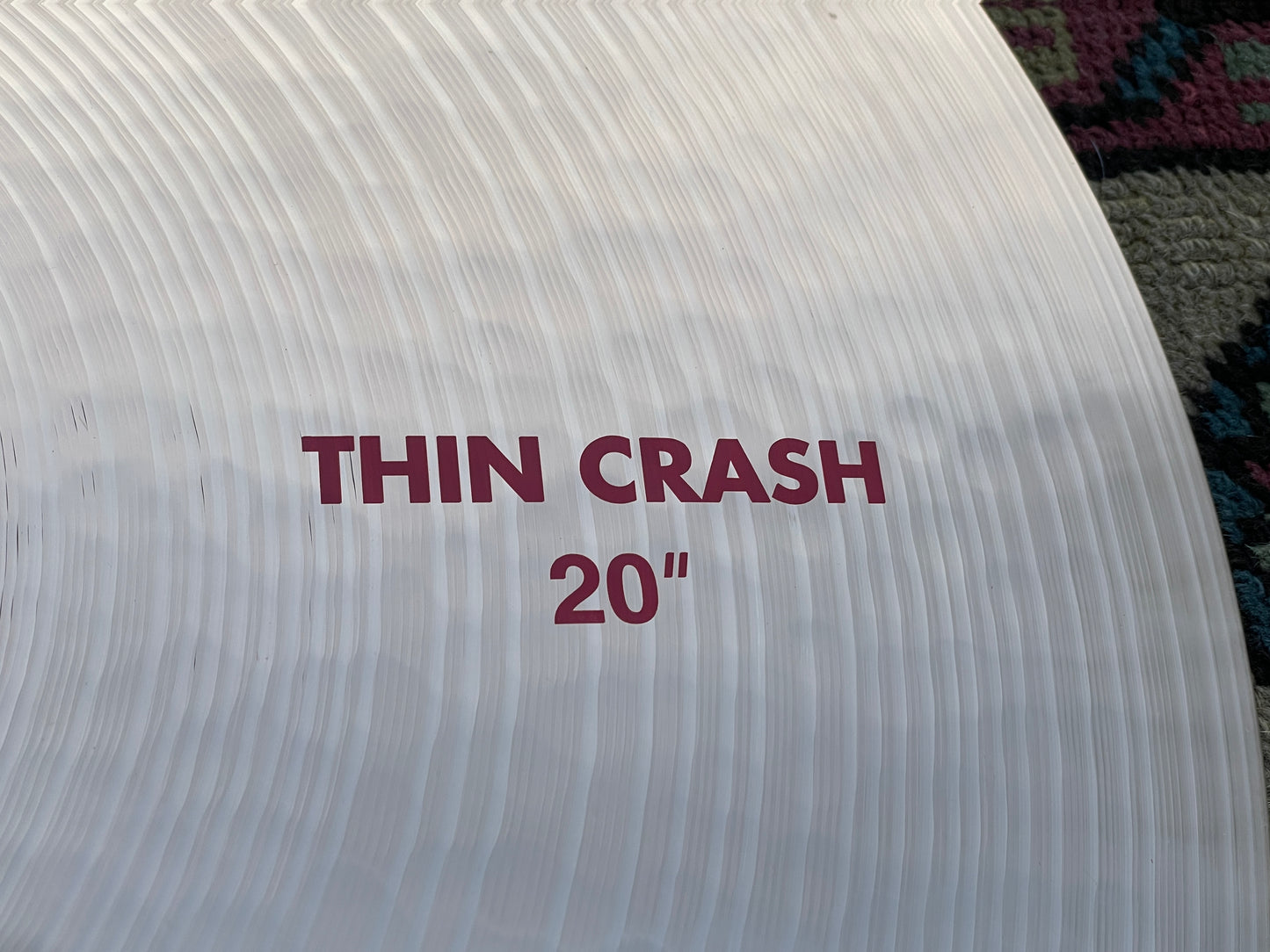 20" Paiste 2002 Thin Crash Cymbal 1790g *Video Demo*