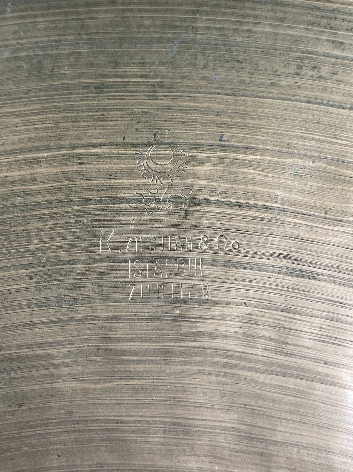 18" K. Zildjian Istanbul 1960s New Stamp Crash Cymbal 1508g *Video Demo*