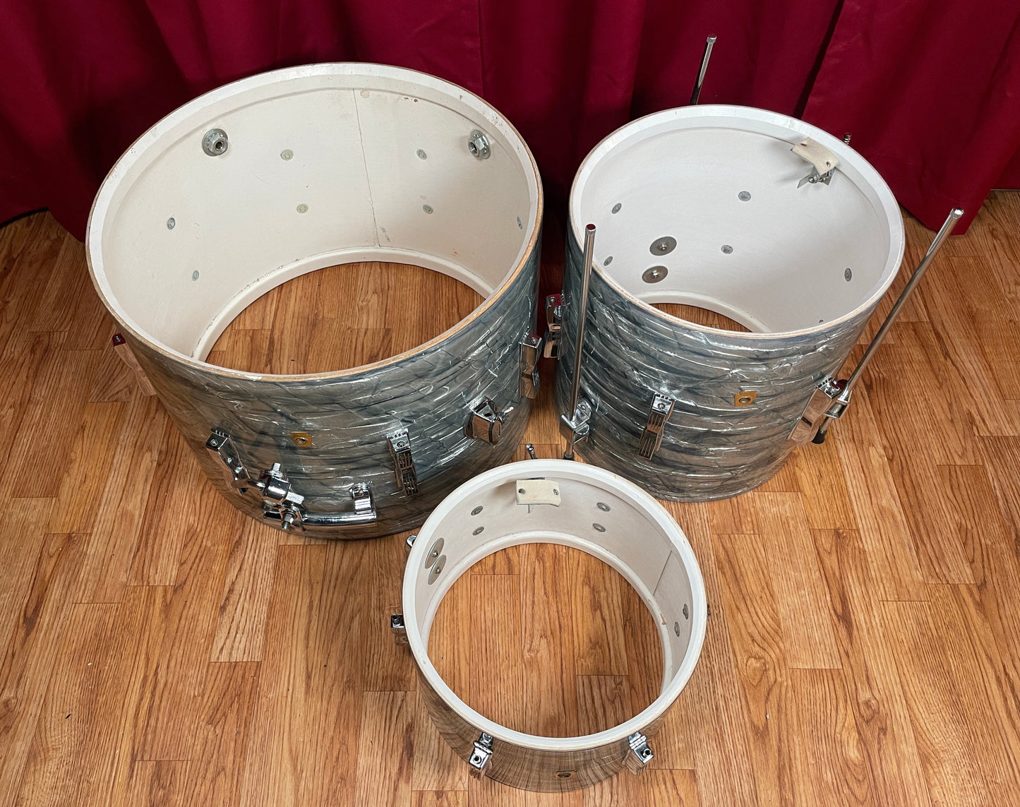 1968 Ludwig Club Date Drum Set Sky Blue Pearl 20/12/14