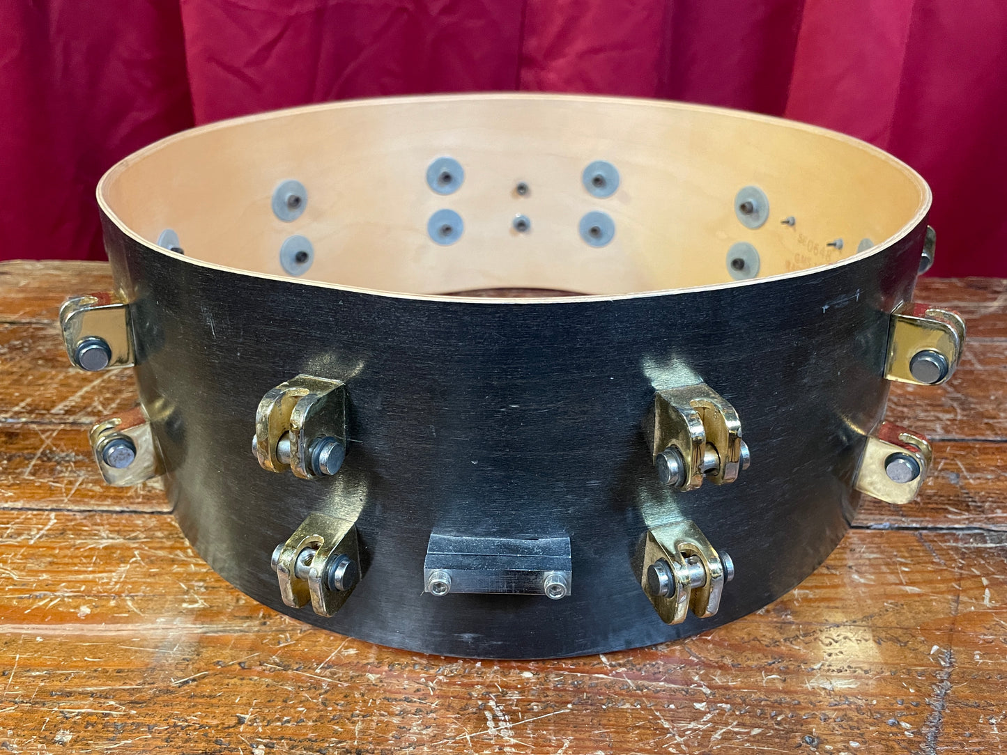 GMS 5.5x14 Snare Drum Shell for Parts or Project