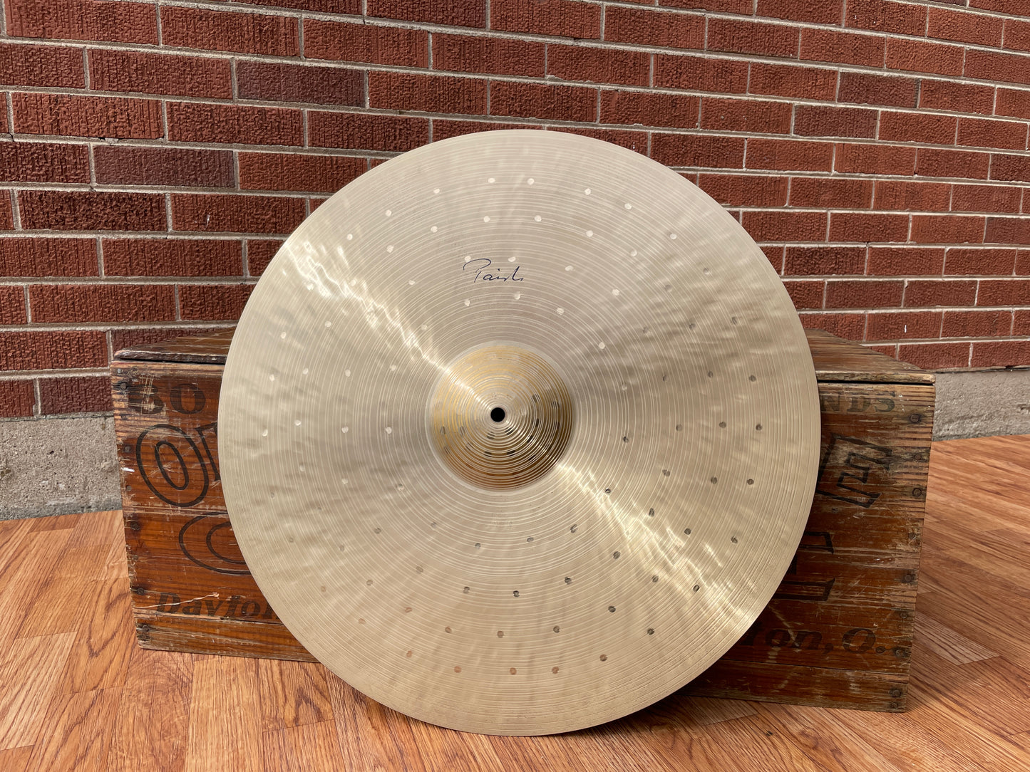 22" Paiste Signature Traditional Extra Light Ride Cymbal 2238g