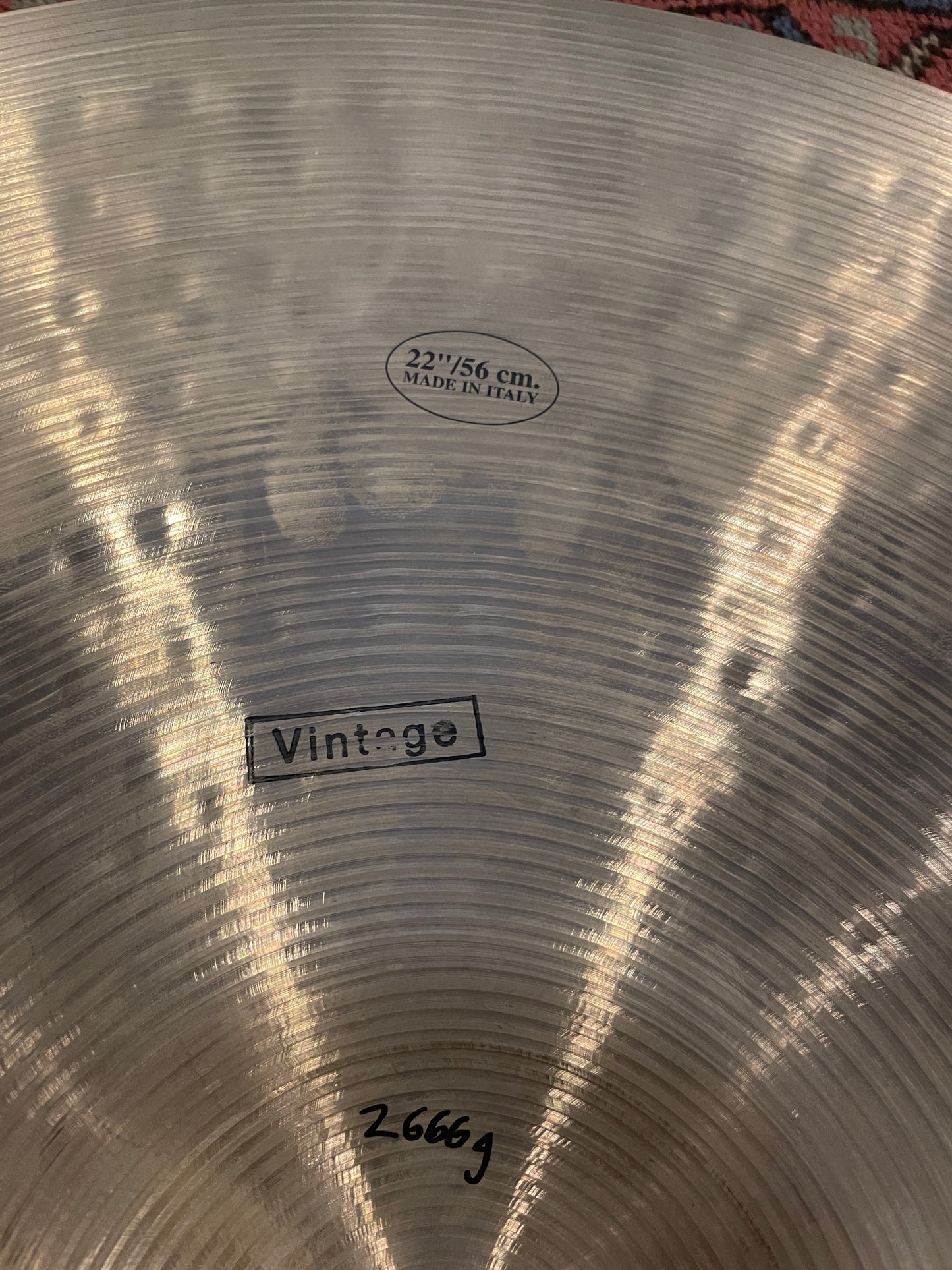 22" UFIP Experience Series Vintage Ride Cymbal 2666g *Video Demo*