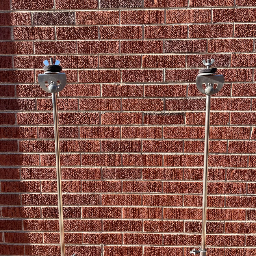 1960s Dewey Flat Base Straight Cymbal Stand Pair