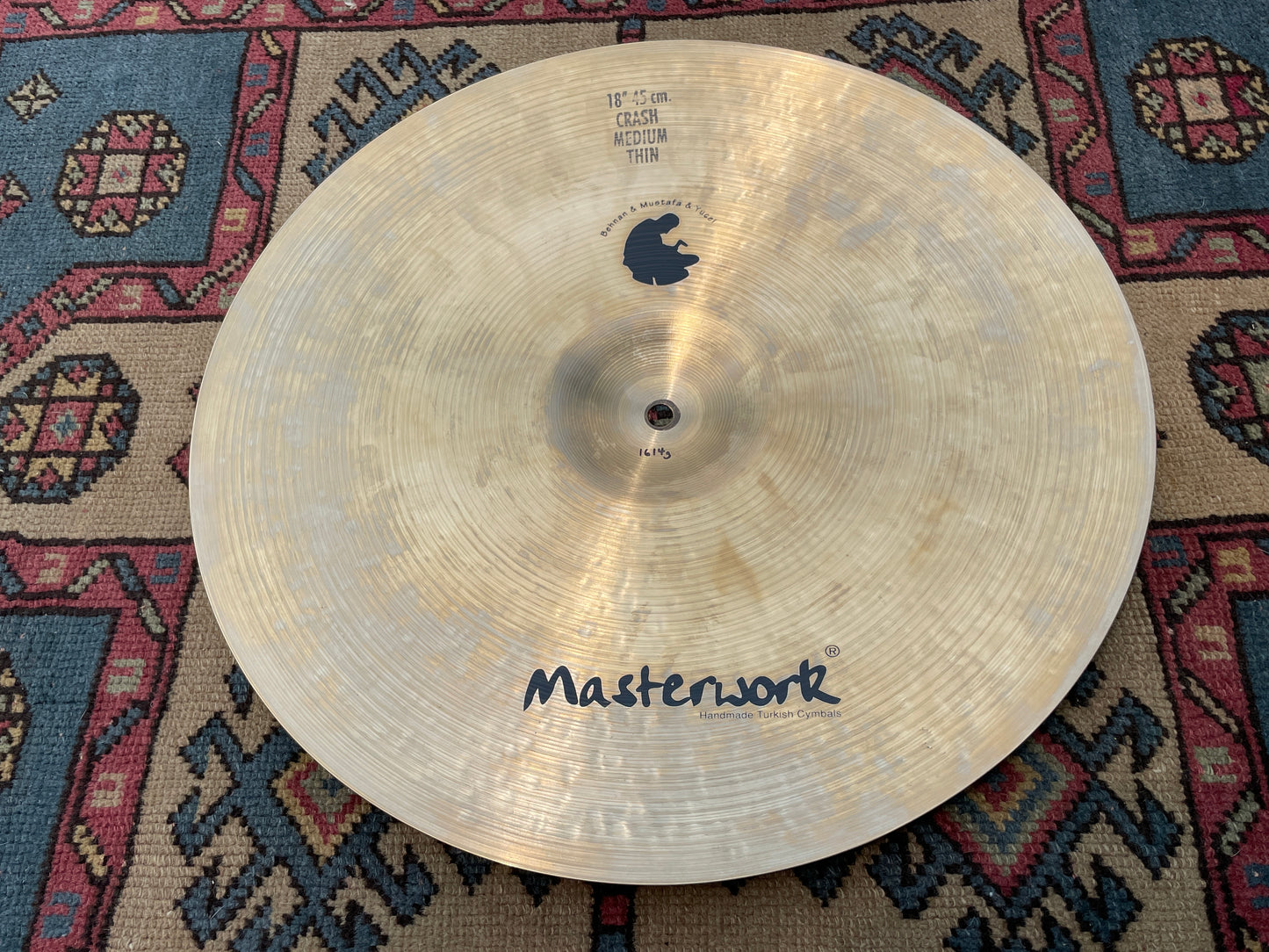 18" Masterwork Medium Thin Crash Cymbal 1614g *Video Demo*