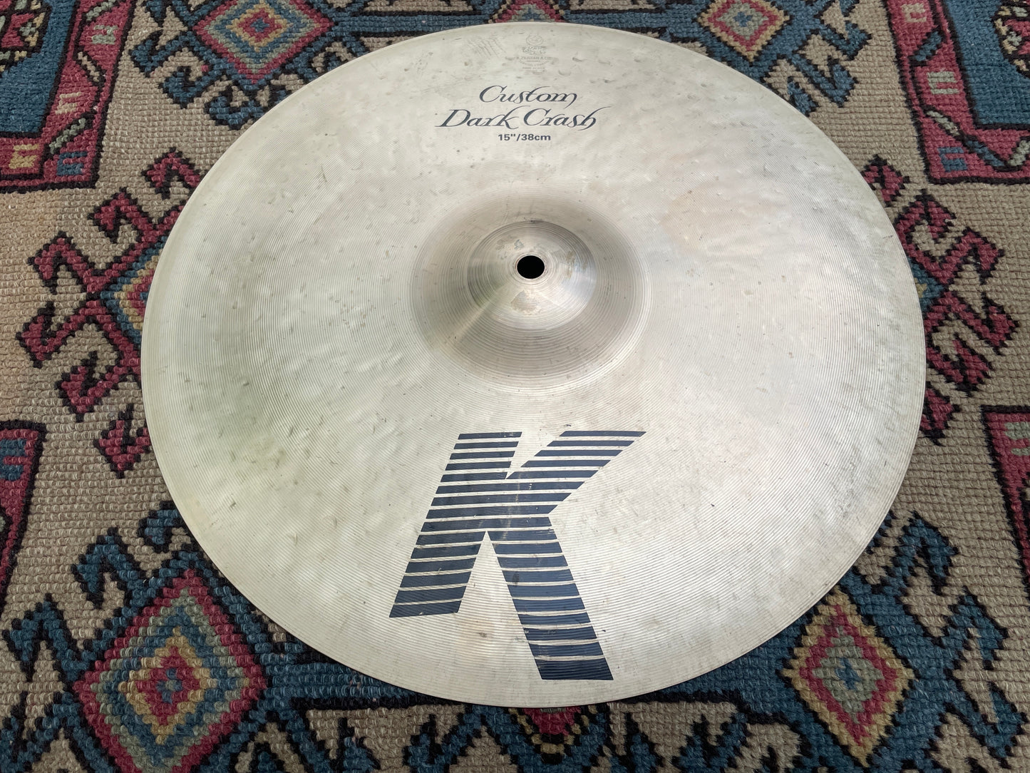 15" Zildjian K Custom Dark Crash Cymbal 930g