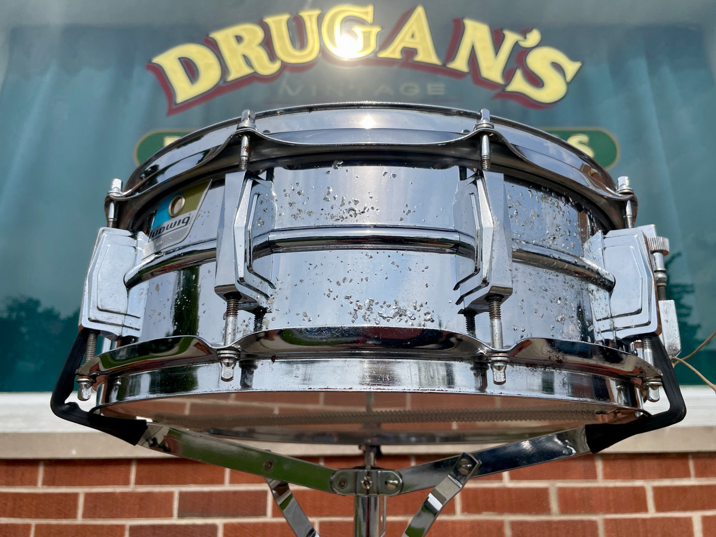1970s Ludwig 5x14 LM400 Supraphonic Snare Drum