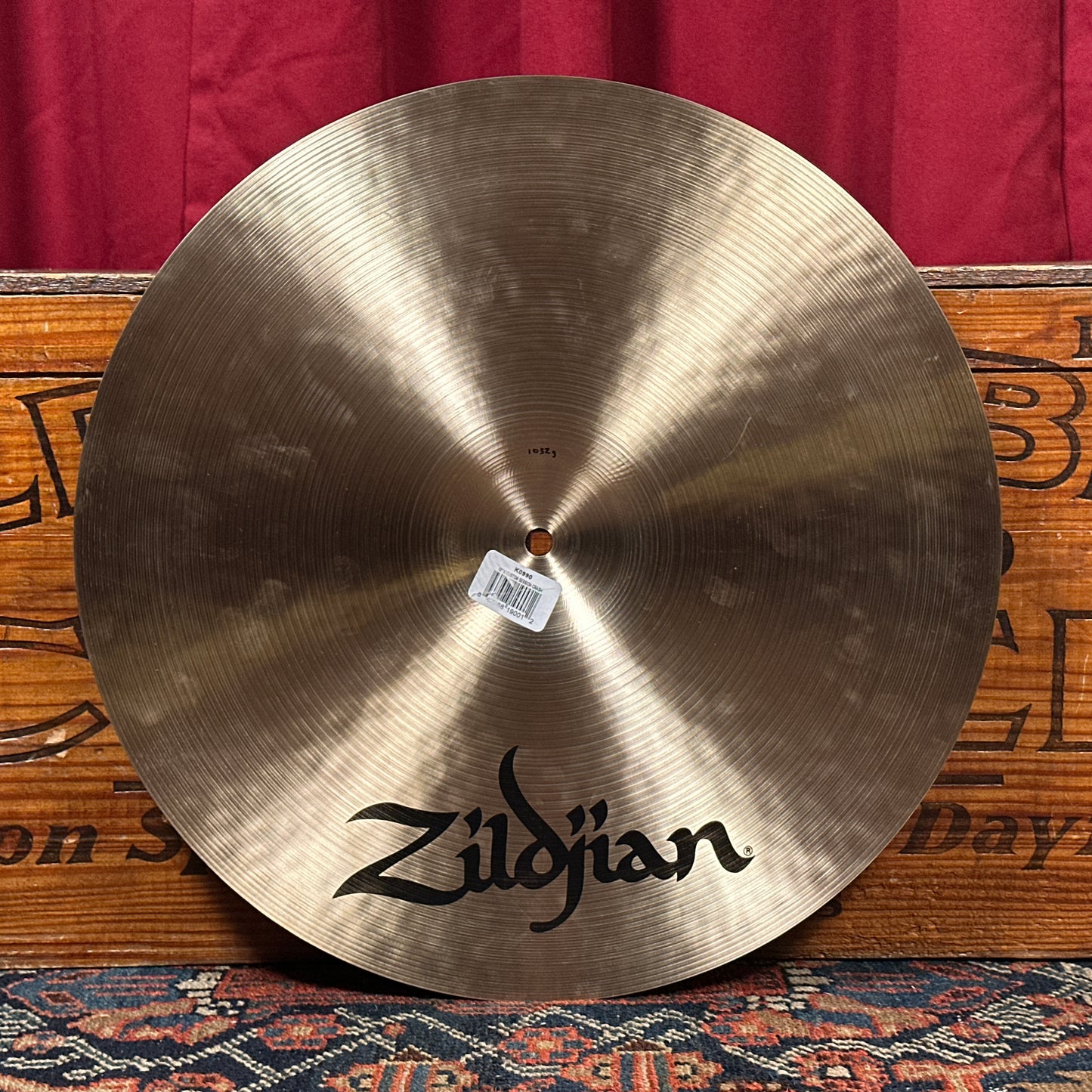 16" Zildjian K Custom Session Crash Cymbal 1032g *Video Demo*