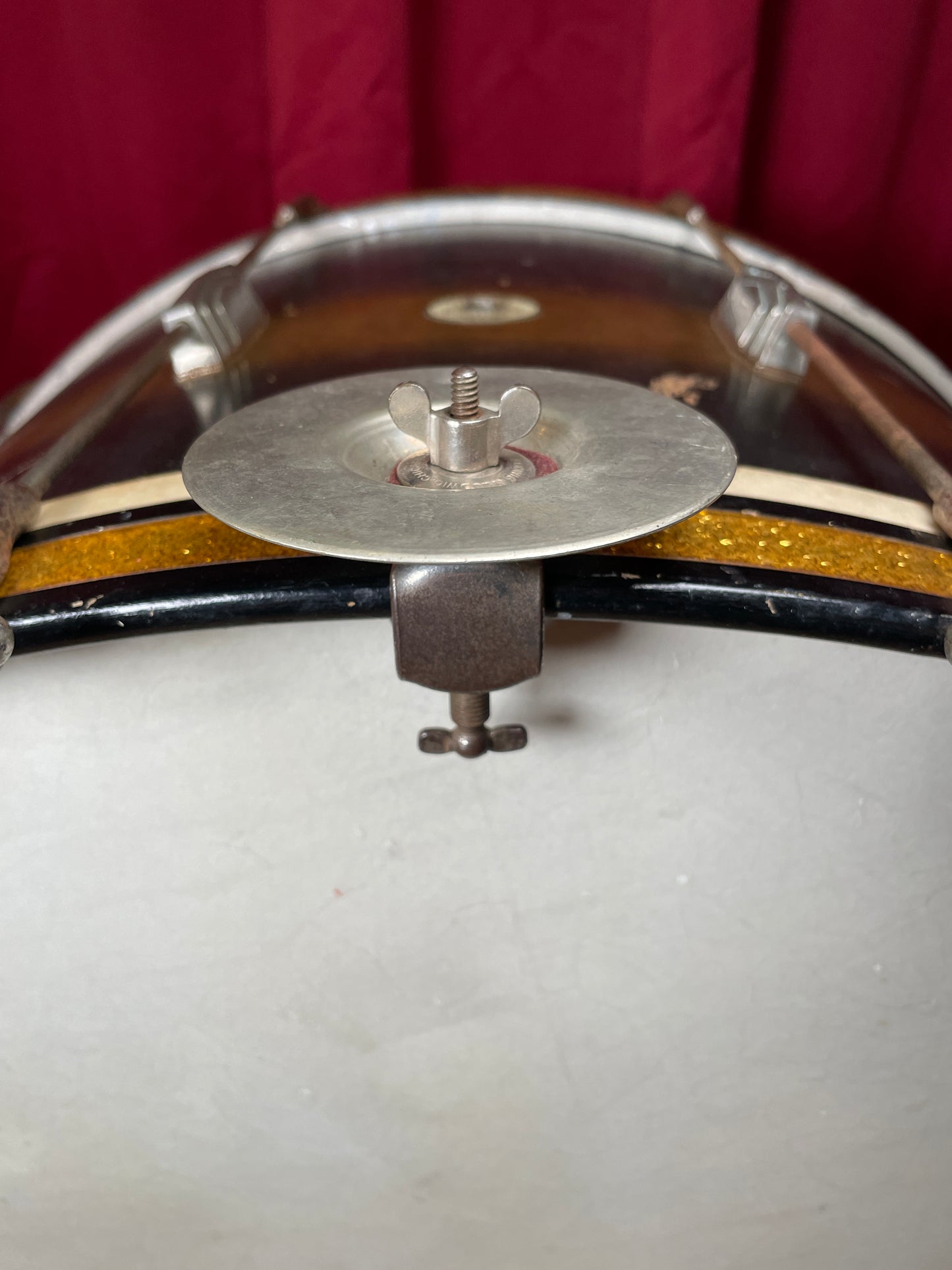 Vintage Ludwig & Ludwig Greeko / Egyptian Accent Cymbal Crotale Gene Krupa