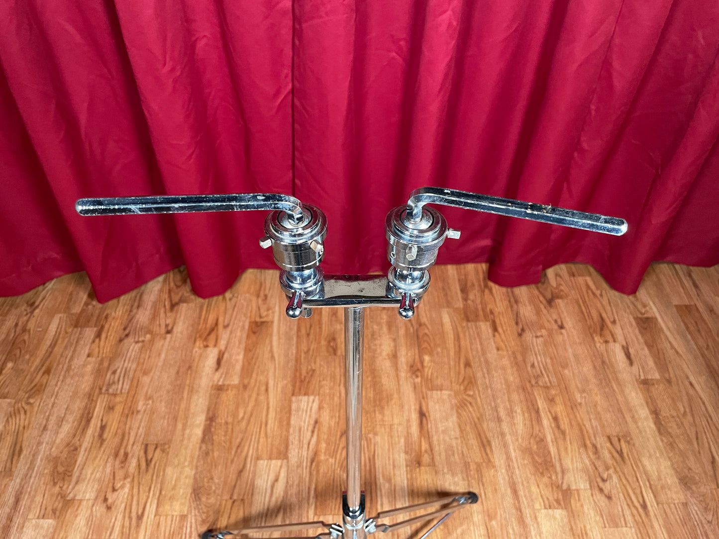1960s Rogers No. 48-0518 Swiv-O-Matic Dual Tom Stand Double Tom Holder