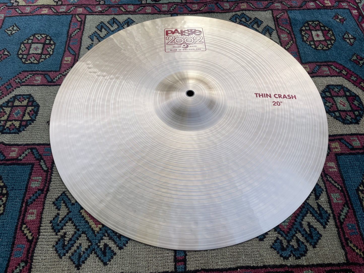 20" Paiste 2002 Thin Crash Cymbal 1790g *Video Demo*