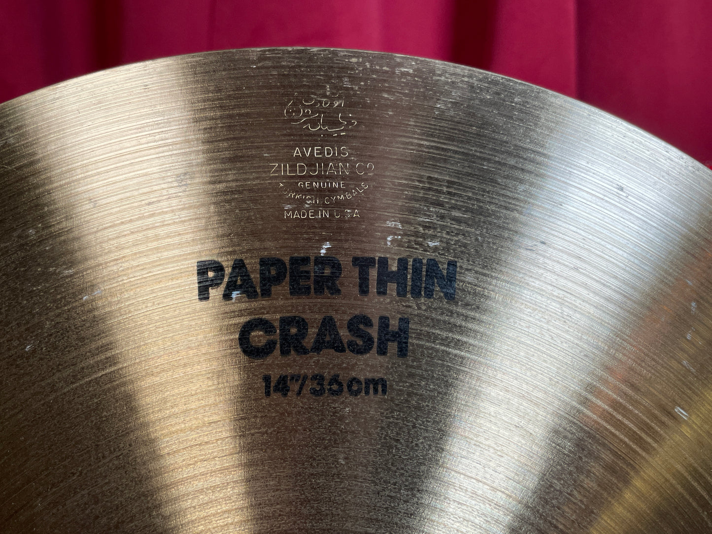 14" Zildjian A Early 1990s Paper Thin Crash Cymbal 710g *Video Demo*
