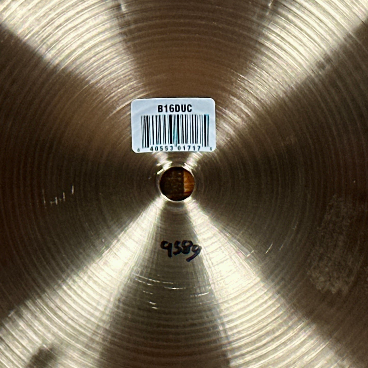 16" Meinl Byzance Dual Crash Cymbal 958g *Video*