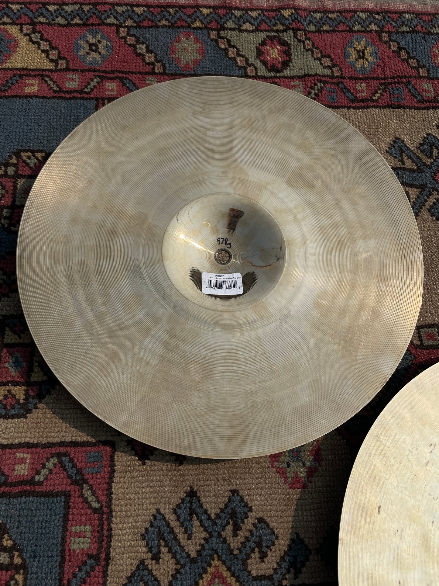 14" Zildjian K Custom Session Hi-Hat Cymbal Pair 1056g/978g *Video Demo*
