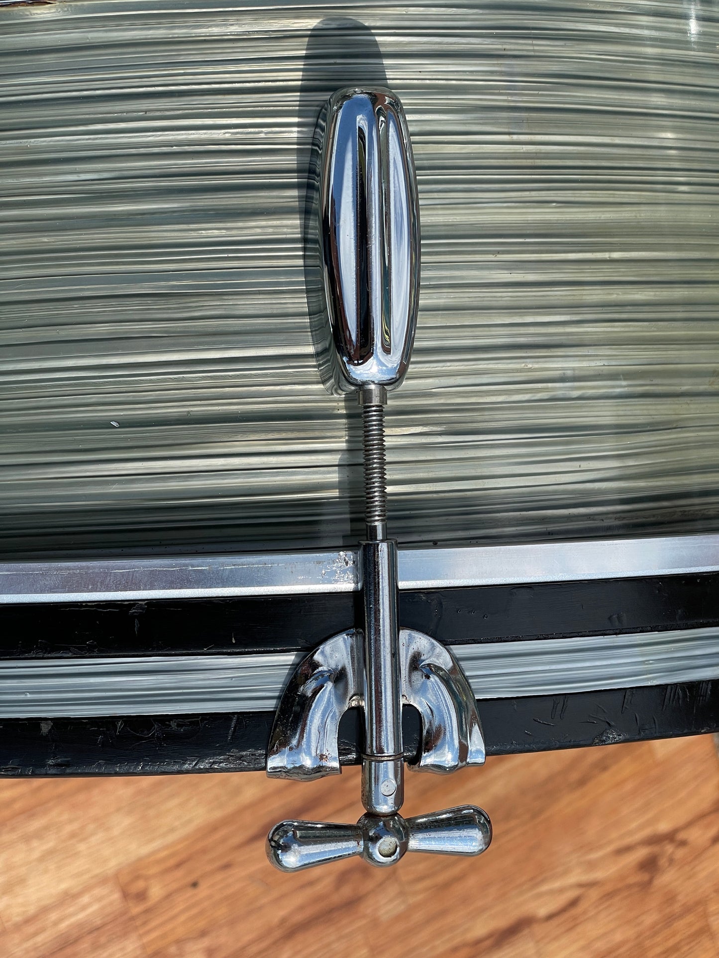 1960s Rogers Holiday Buddy Rich Celebrity Drum Set Steel Gray Ripple Pearl 22/13/16 Cleveland