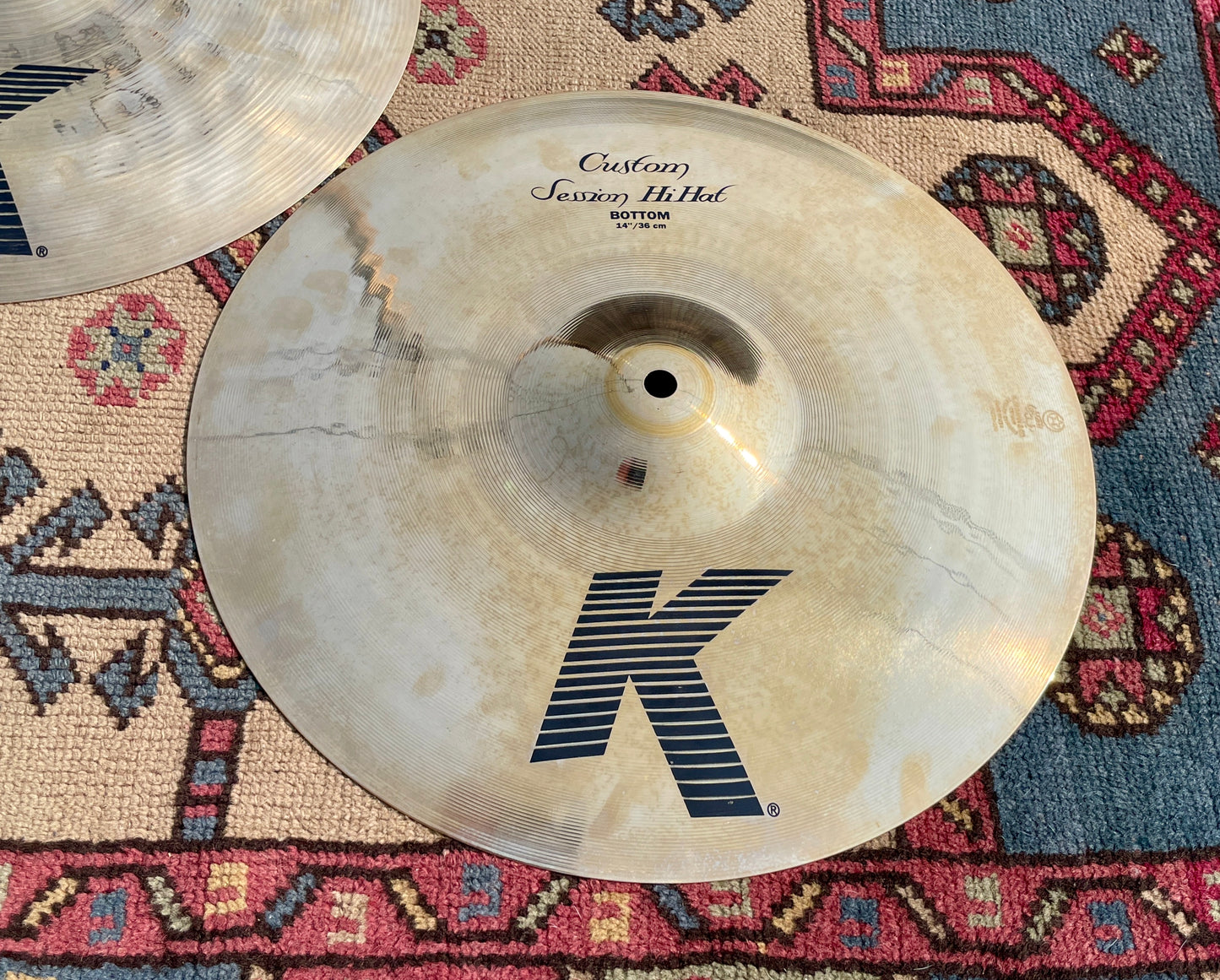 14" Zildjian K Custom Session Hi-Hat Cymbal Pair 1056g/978g *Video Demo*