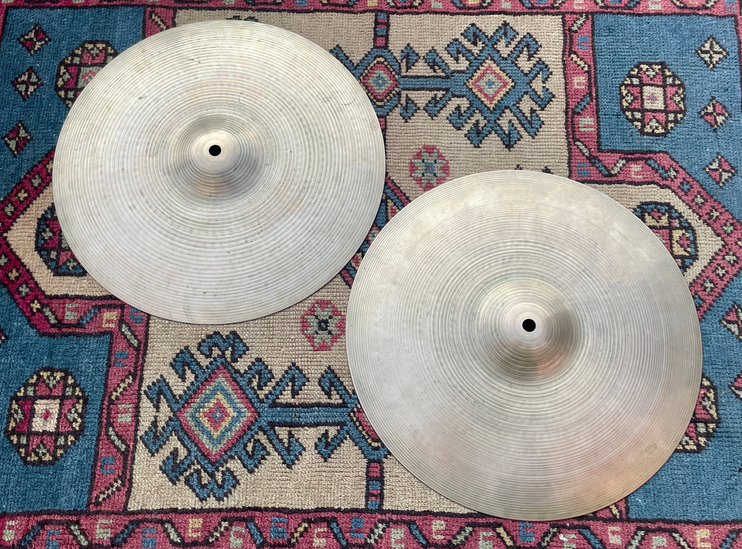 14" Zildjian A 1970s New Beat Hi-Hat Cymbal Pair 1072g/1542g *Video Demo*