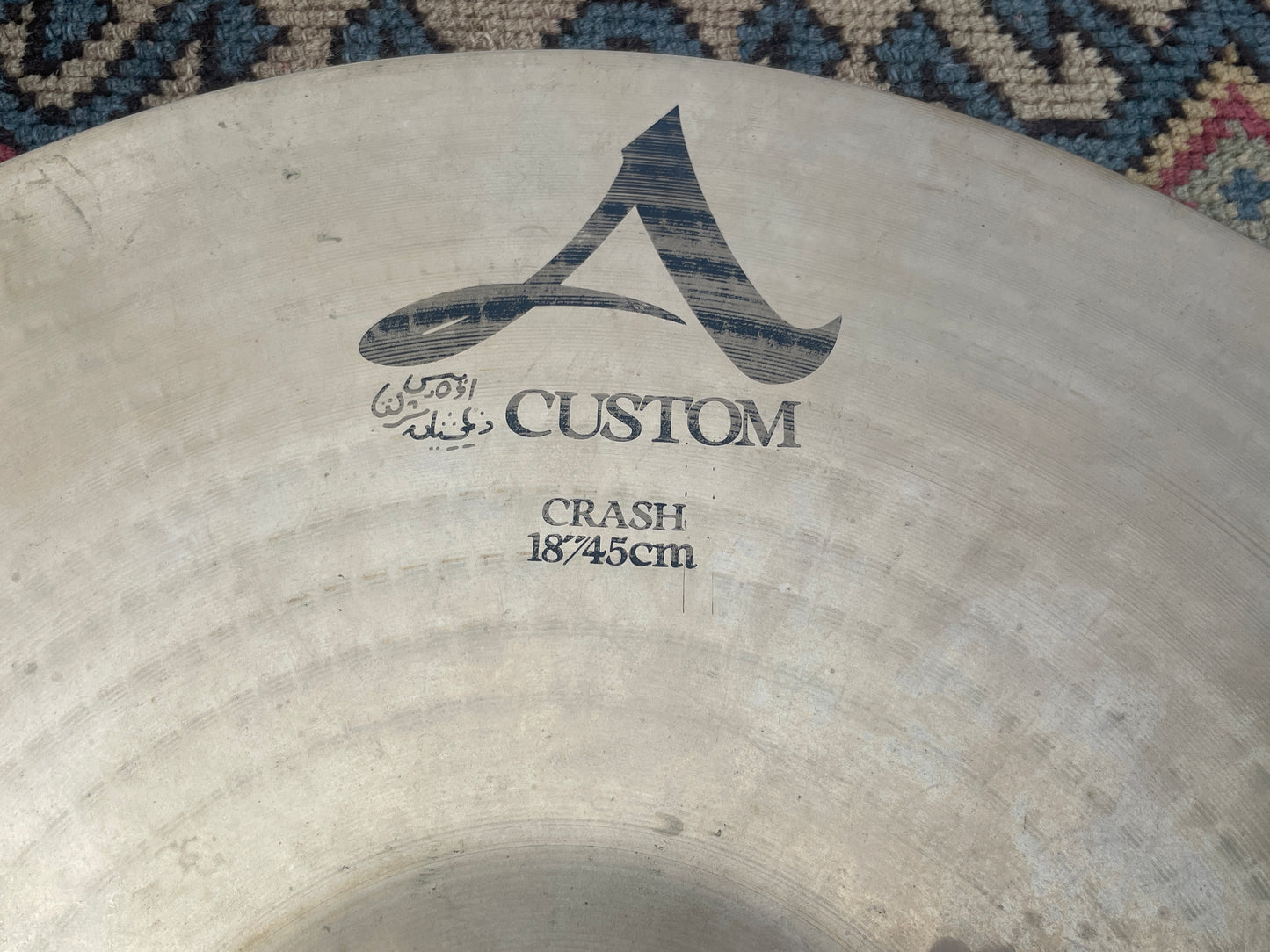 18" Zildjian A Custom Crash Cymbal Brilliant 1368g *Video Demo*