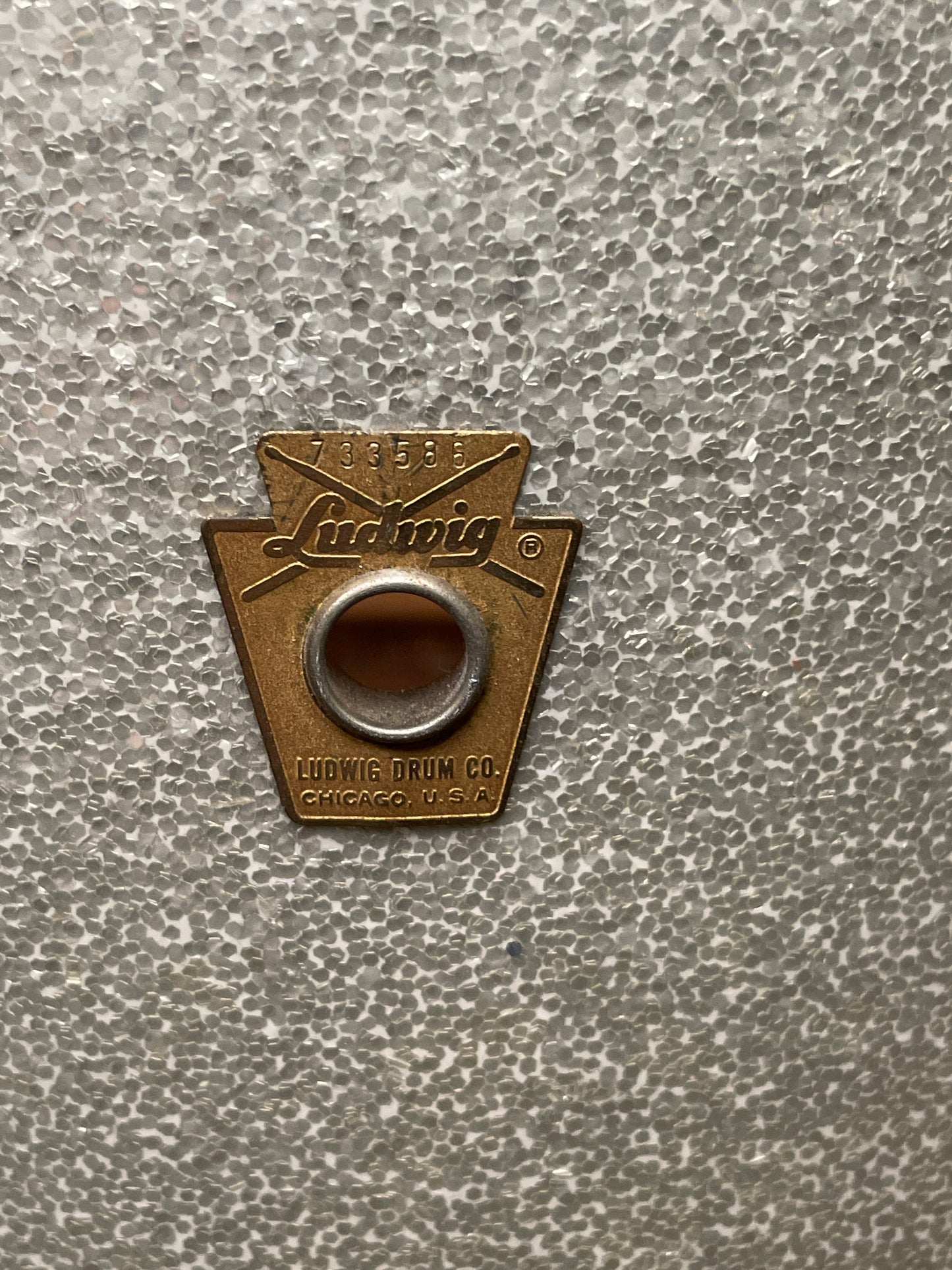 1969 Ludwig 9x13 Tom Shell Silver Mist Sparkle 13x9 Late 1960s