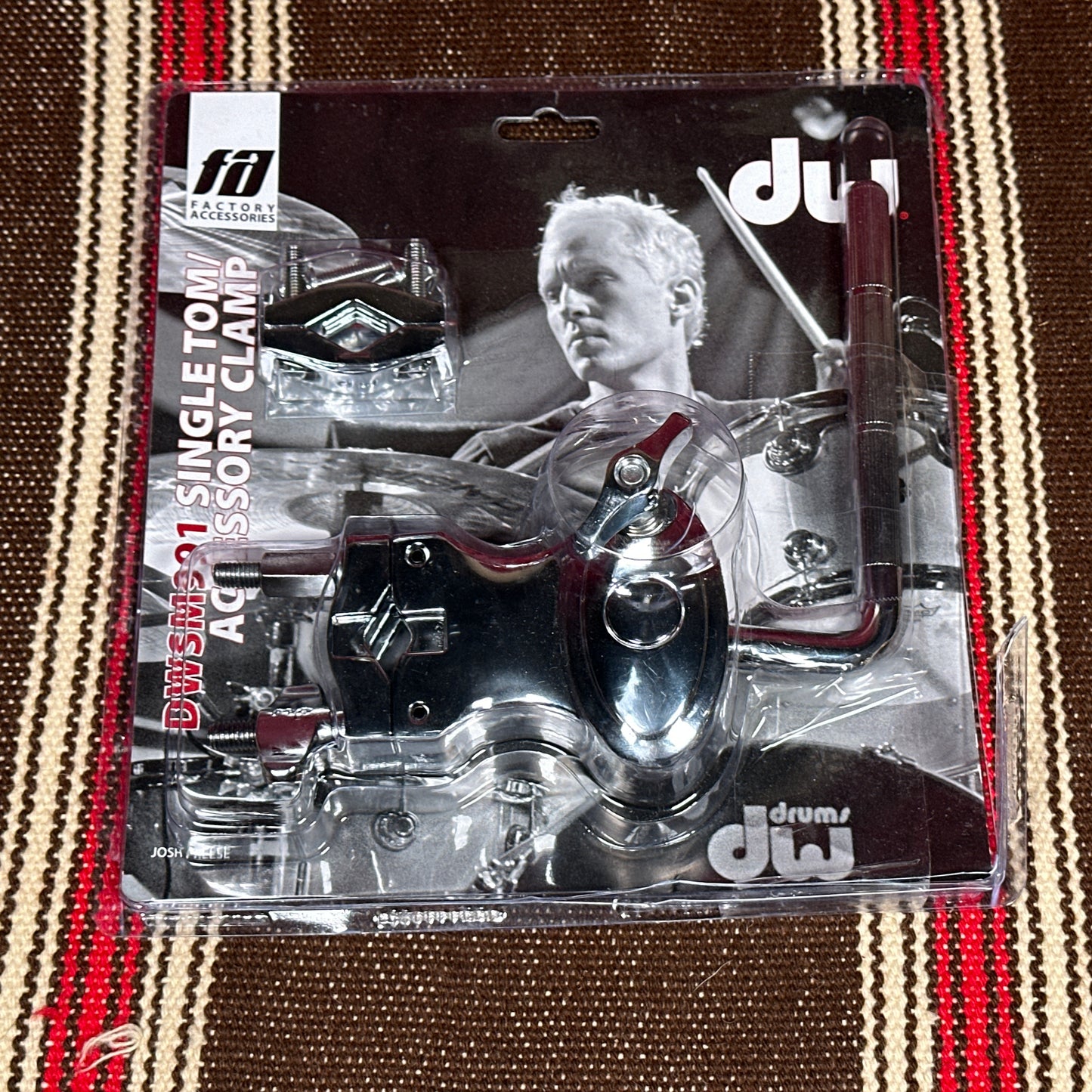 DW Single Tom Clamp w/ Memory Lock DWSM991 Drum Workshop Holder Mount