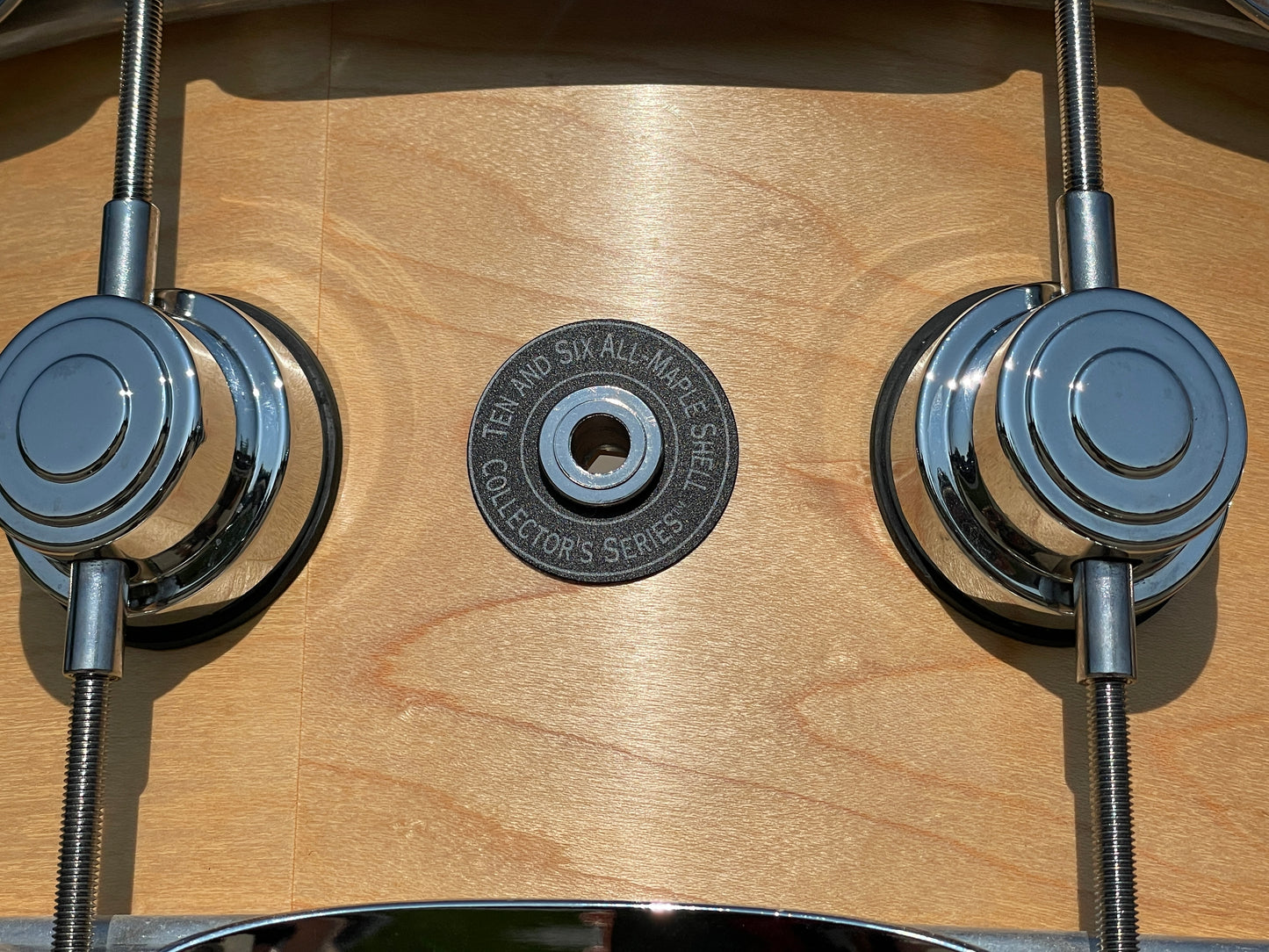 2007 DW Collector's Series 6x14 Maple Snare Drum Natural Drum Workshop Ten & Six