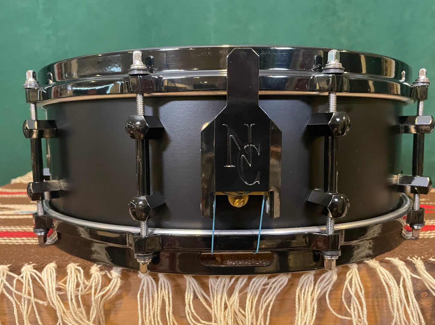 Noble & Cooley 4.75x14 Alloy Classic Snare Drum Black