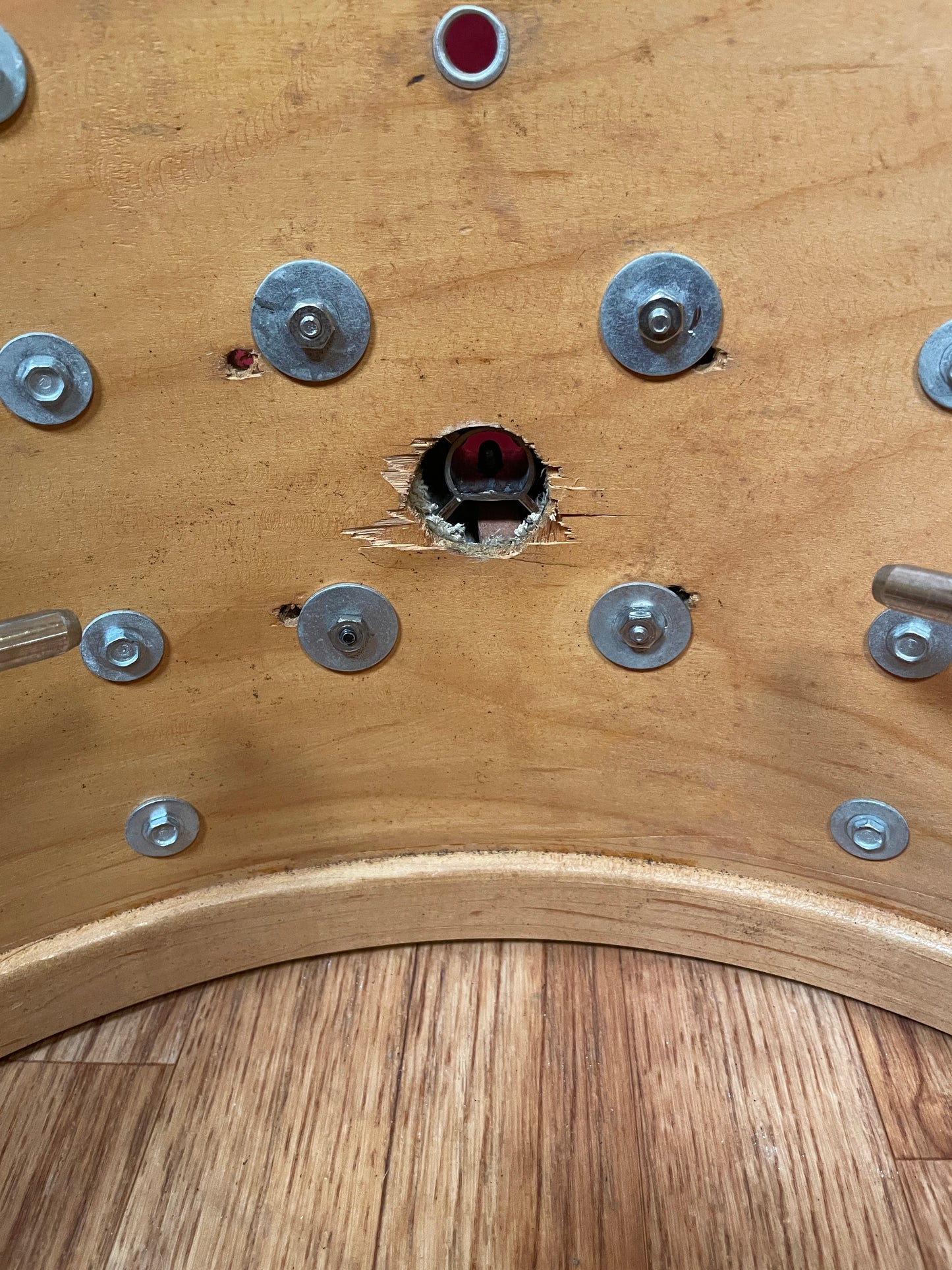 1975 Slingerland Sound King 12x20 Bass Drum Classic White Cordova Leatherette Wrap