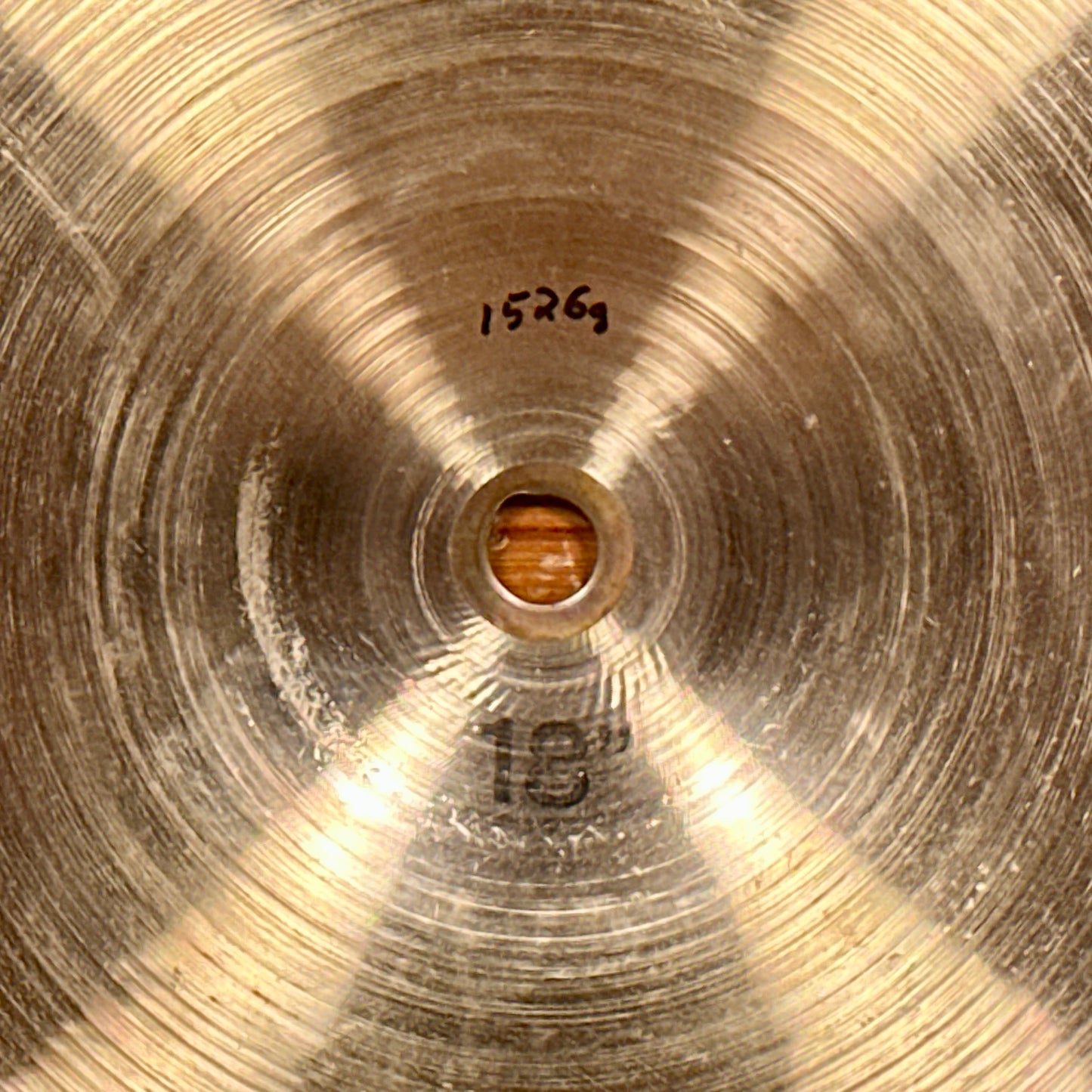 18” Paiste 1976 Black Label 2002 Crash Cymbal 1526g