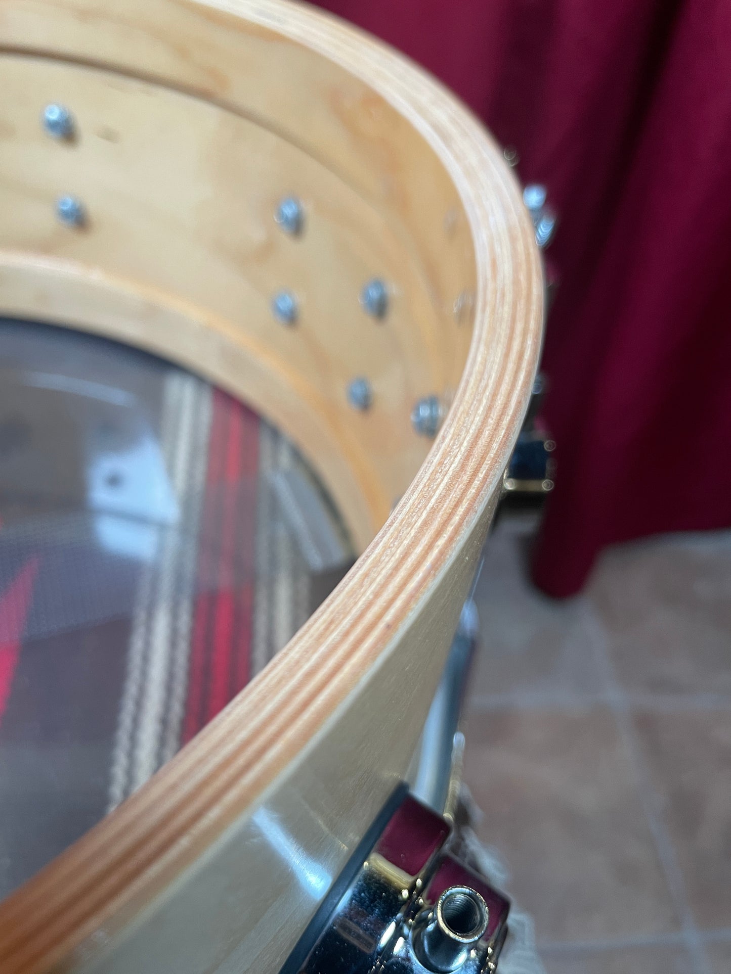 2007 DW Collector's Series 6x14 Maple Snare Drum Natural Drum Workshop Ten & Six