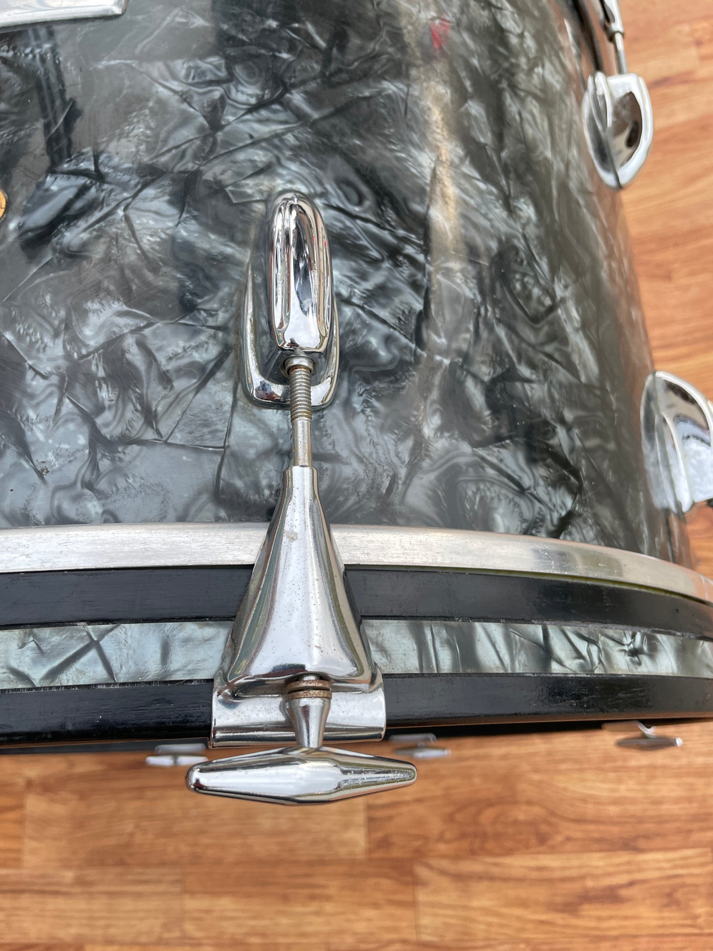 1968 Slingerland No. 9N Drum Set Black Diamond Pearl 20/12/14 *Video Demo*