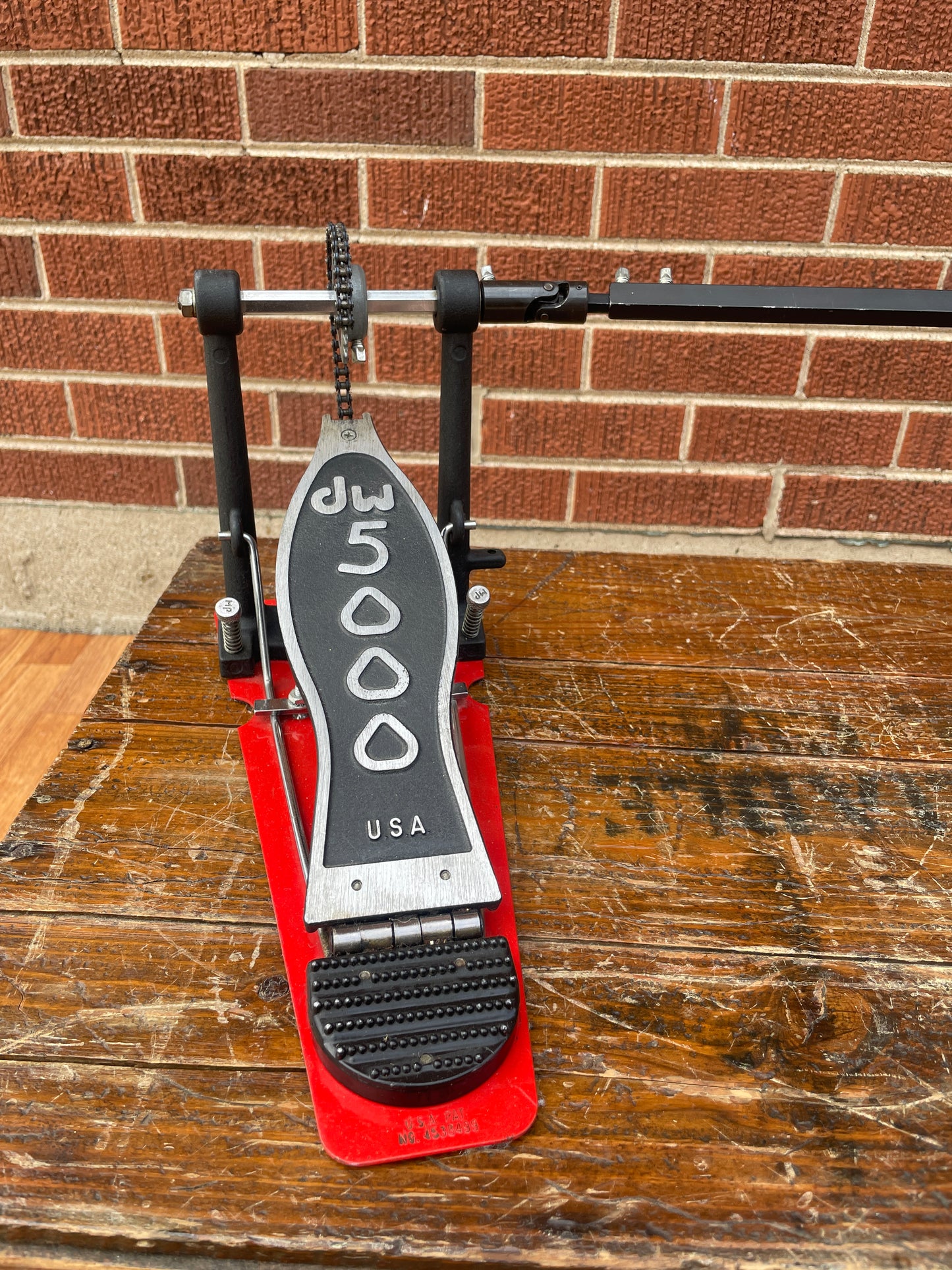 DW 5000 Series Accelerator Single Chain Double Bass Pedal Drum Workshop