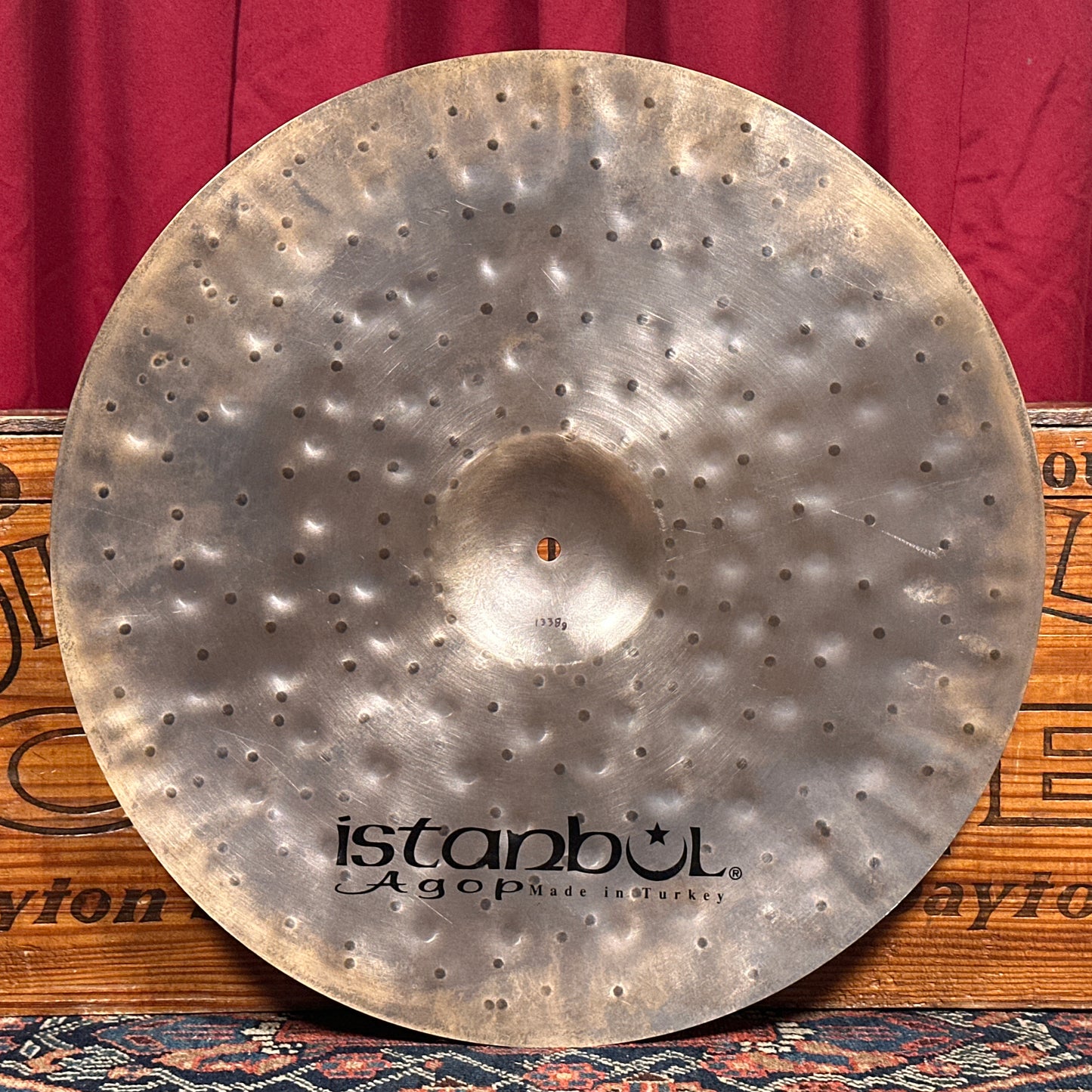 20" Istanbul Agop Xist Dry Dark Crash Cymbal 1338g *Video Demo*