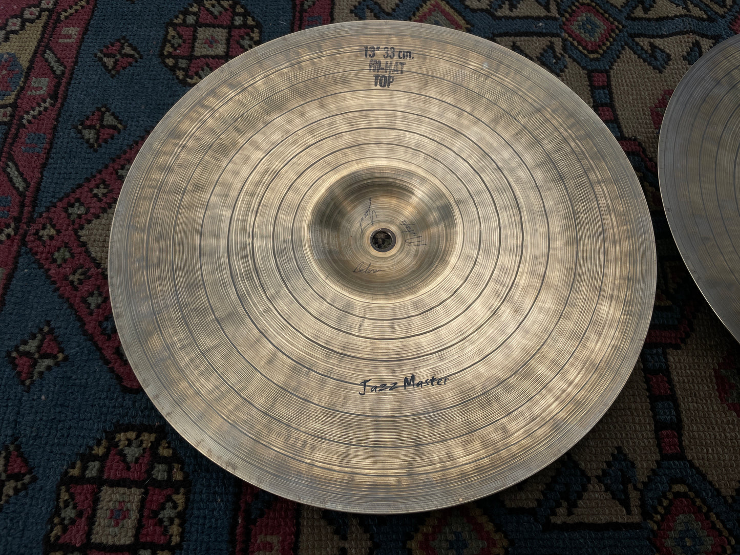 13" Masterwork Jazz Master Hi-Hat Cymbal Pair 784g/852g