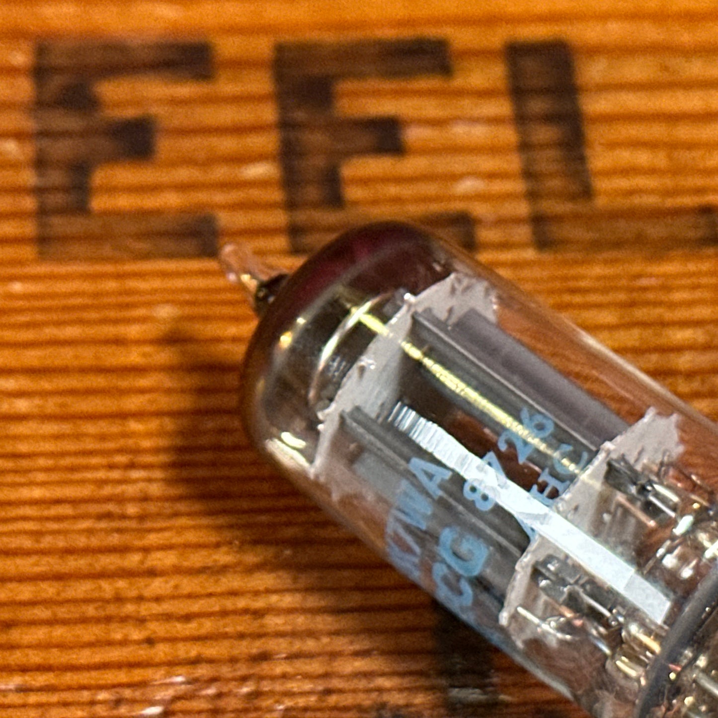 Vintage Sylvania Philips ECG JAN 12AX7WA Preamp Tube ECC83 12AX7 Valve #270